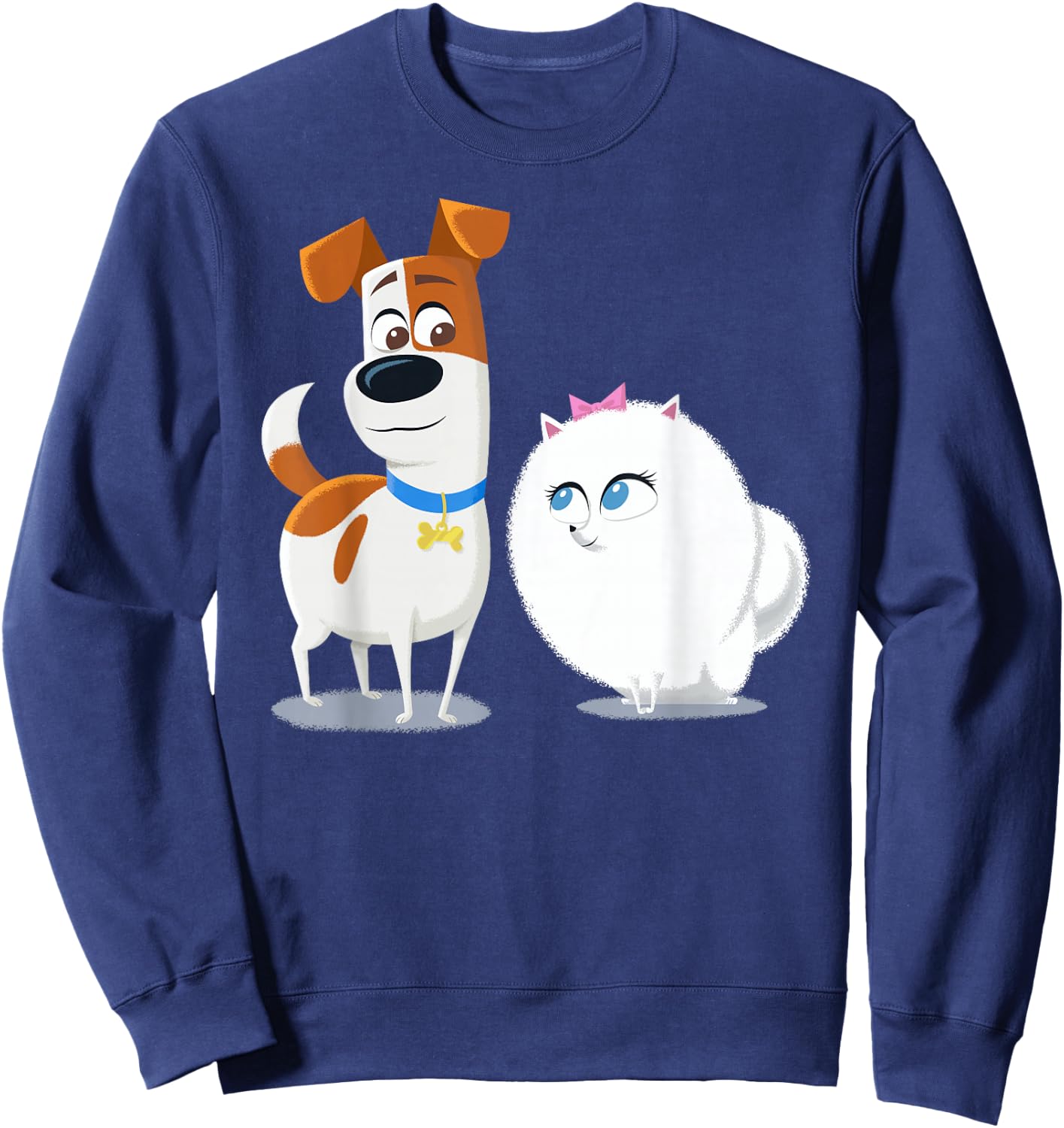 The Secret Life of Pets 2 Max and Gidget Fluff Love Sweatshirt - Sweatshirt | Navy