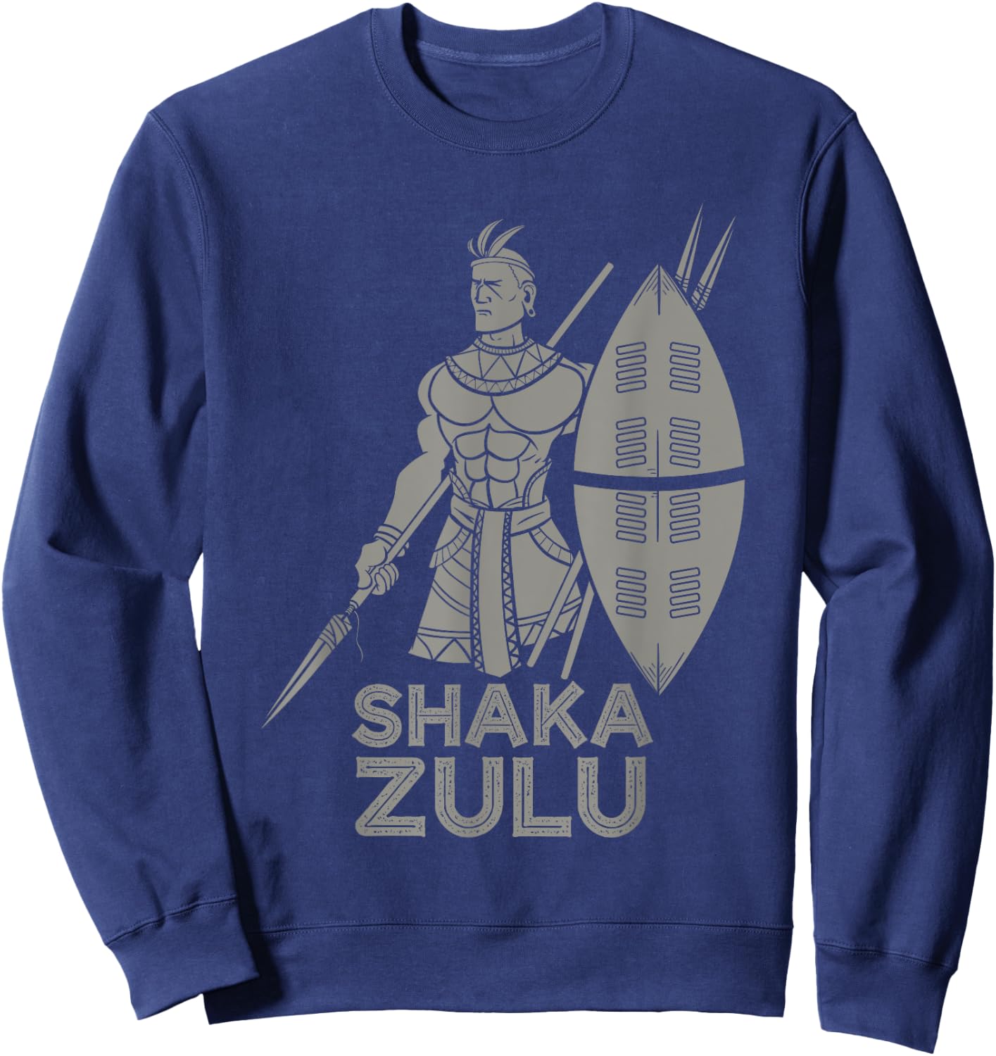 Cool Shaka Zulu African King Pride Funny Gift Women Sweatshirt - Sweatshirt | Navy