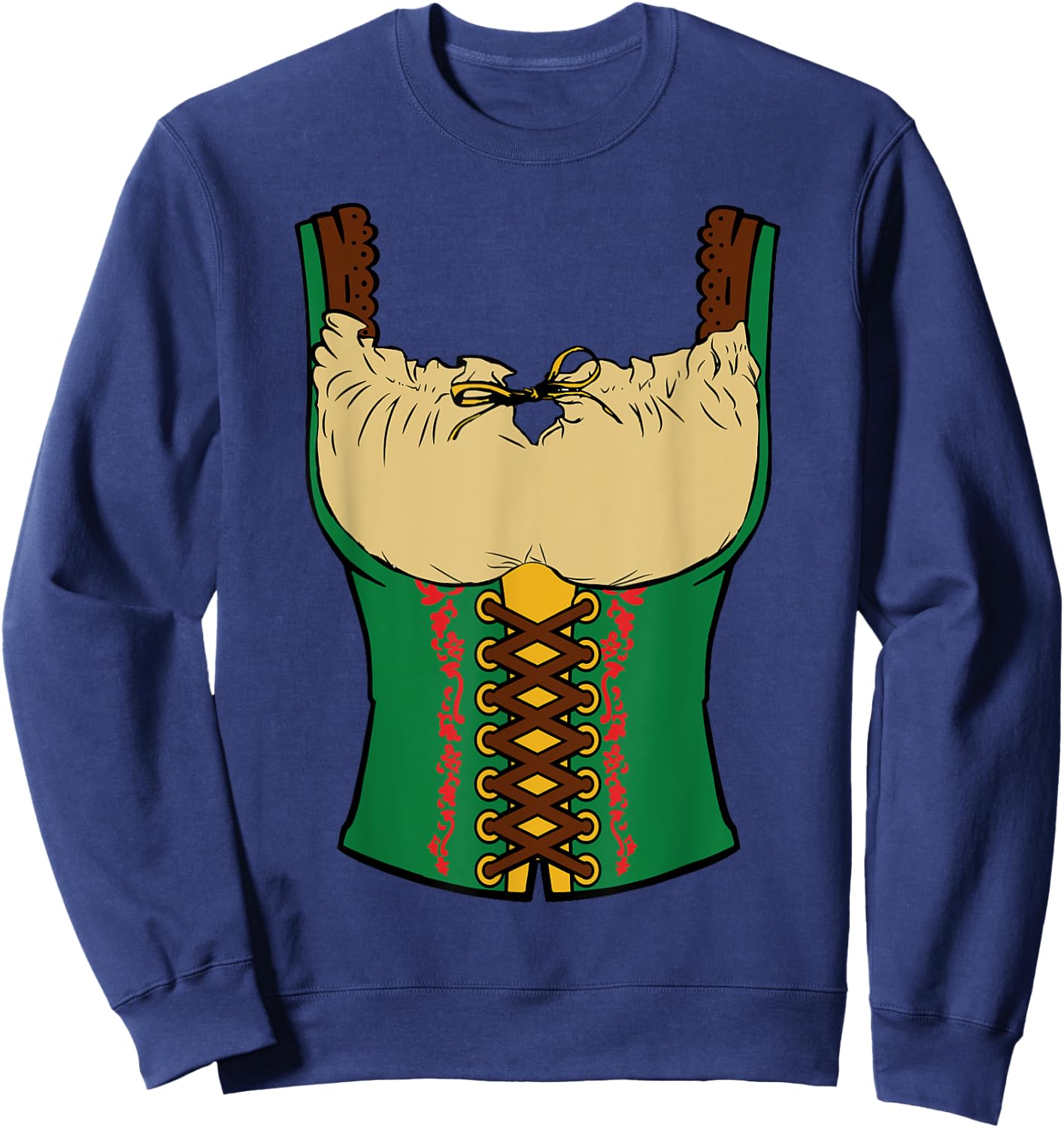 Oktoberfest Dirndl | Beer Festival in Germany Gift Sweatshirt - Sweatshirt | Navy