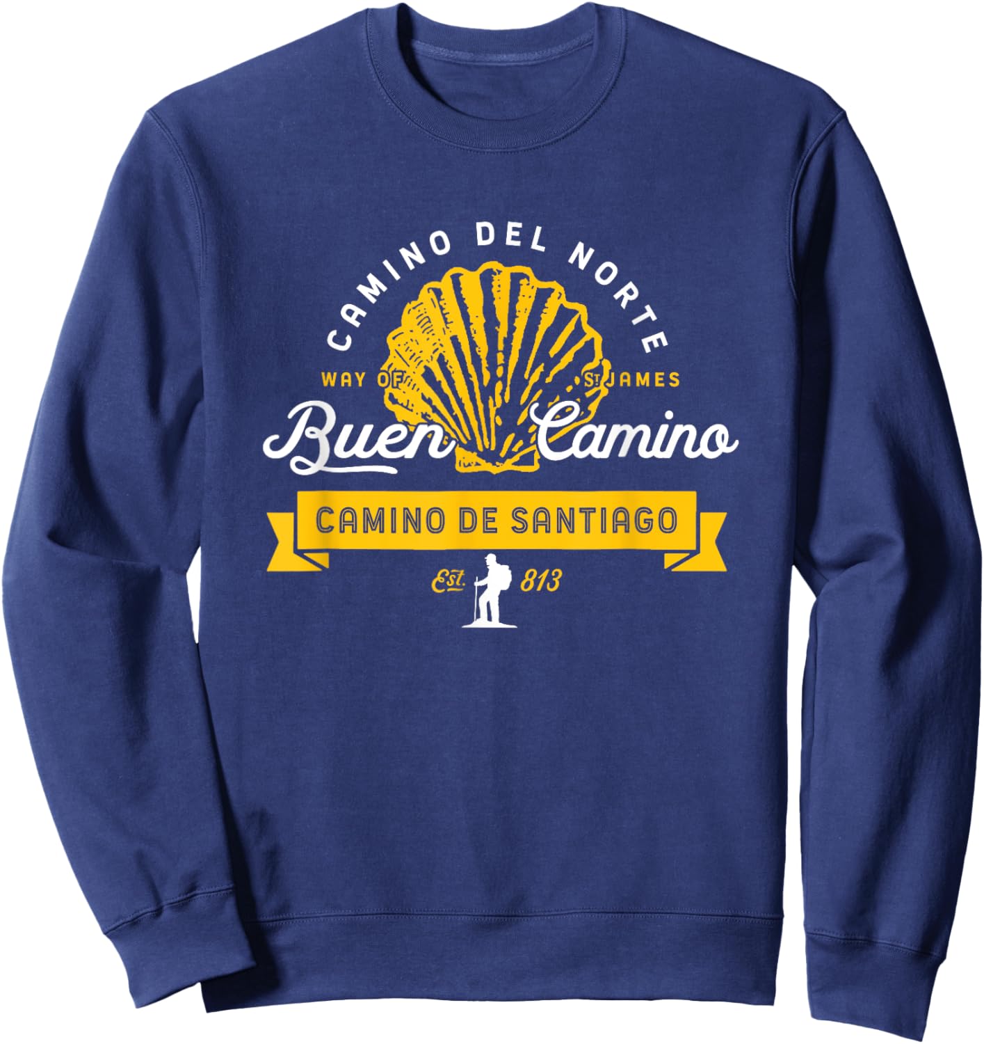 Camino del Norte - El Camino de Santiago Sweatshirt - Sweatshirt | Navy
