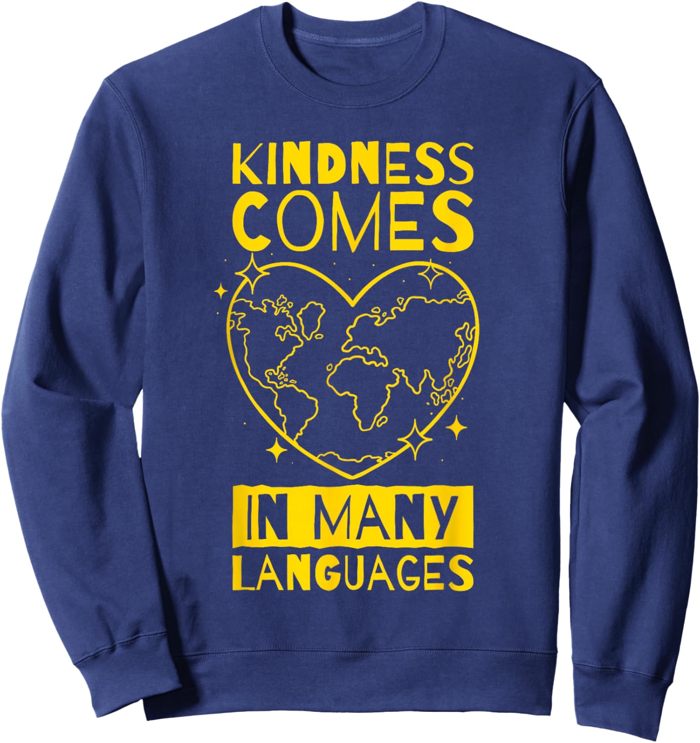 ESOL Teacher ESL Multilingual Teacher Sweatshirt - Sweatshirt | Navy