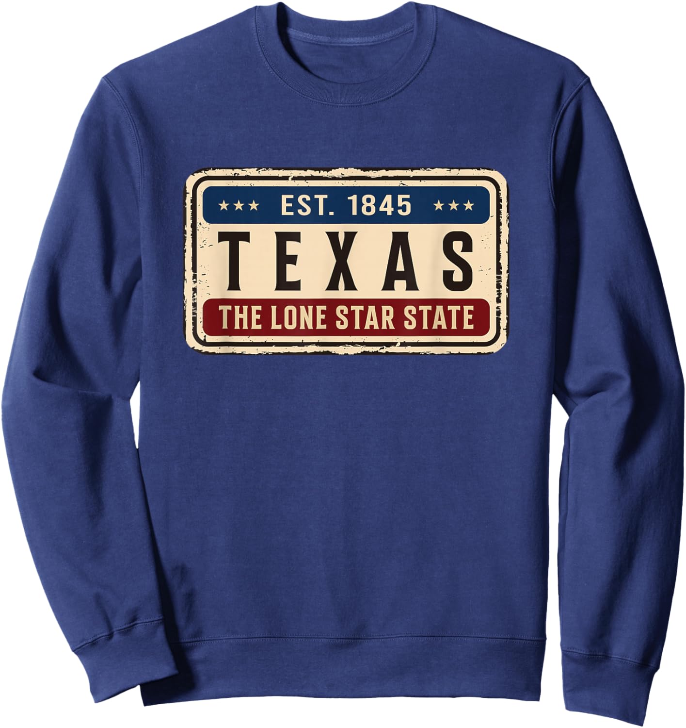 Texas - Retro/Vintage Design - Classic Sweatshirt - Sweatshirt | Navy