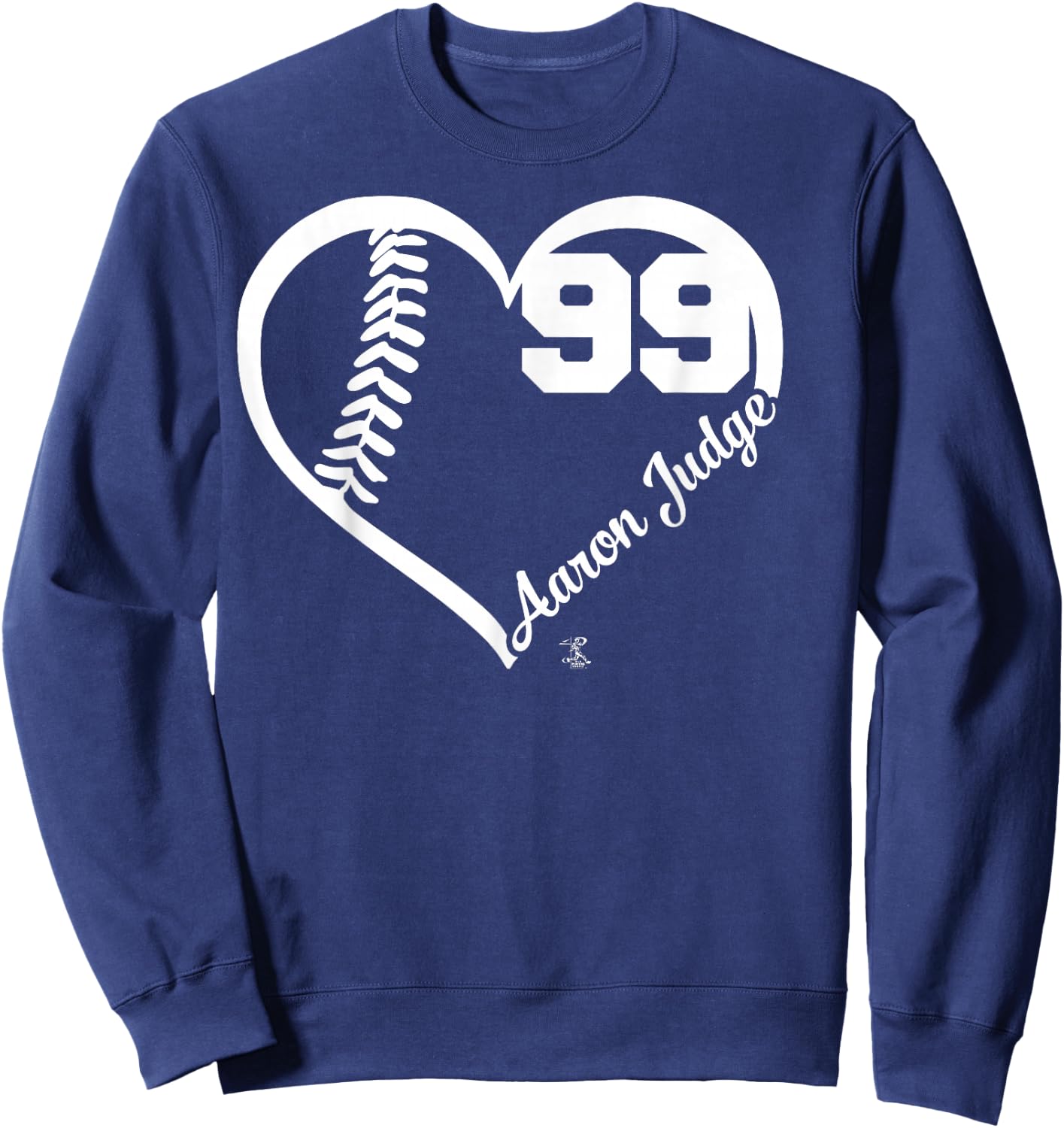 Aaron Judge Heart Number - Apparel Sweatshirt - Sweatshirt | Navy