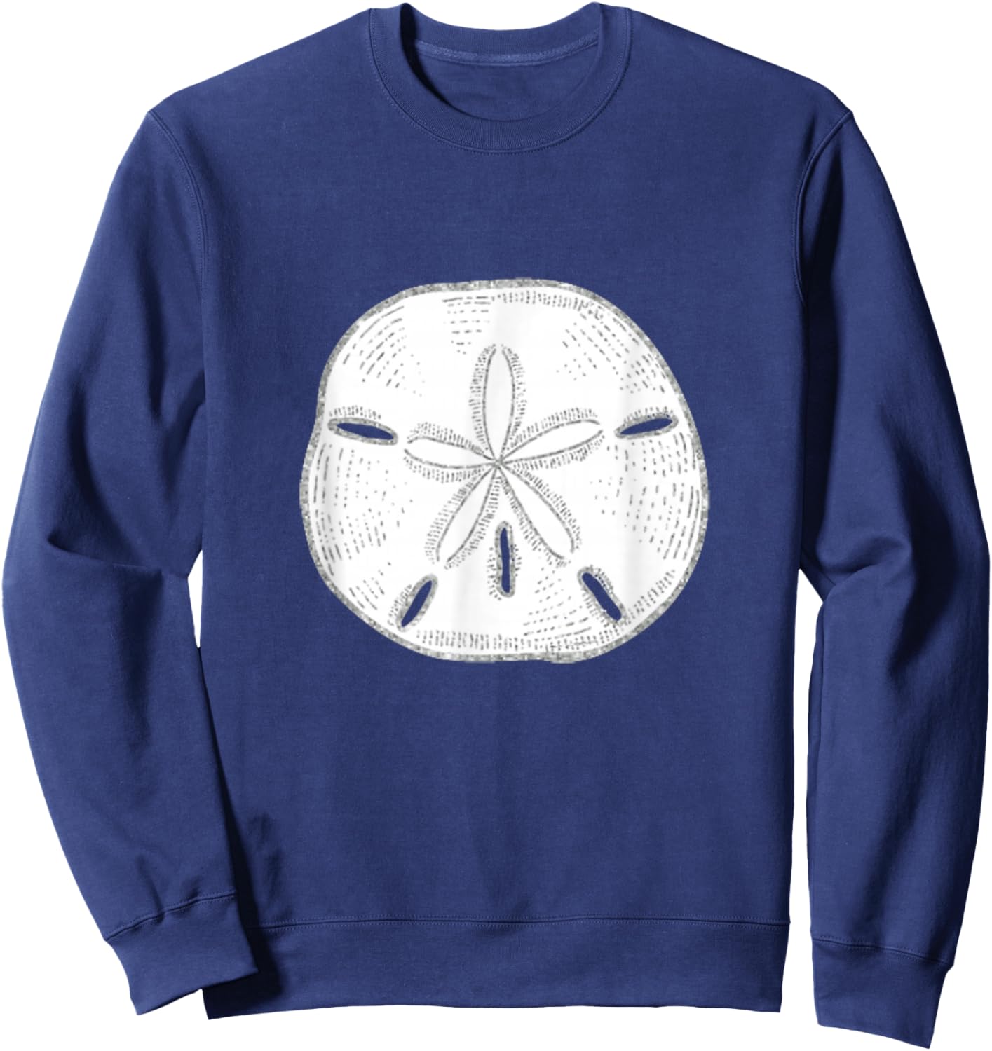Sea Shells and Silver Sand Dollar Sweatshirt - Sweatshirt | Navy