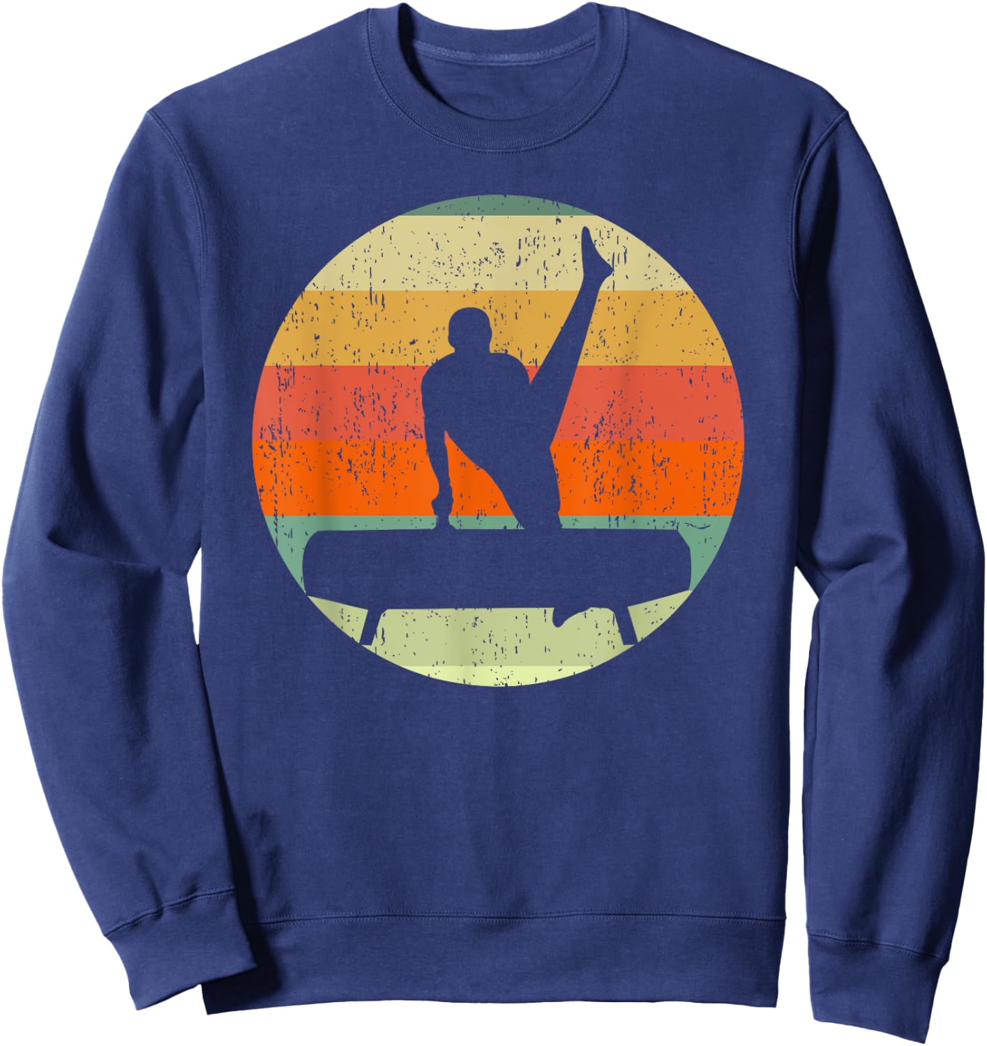 Gymnastics Boys Team Sunset Gymnast Sweatshirt - Sweatshirt | Navy
