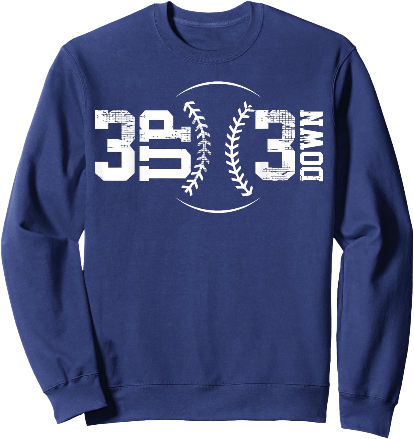 3 UP 3 Down Baseball Sweatshirt - Sweatshirt | Navy