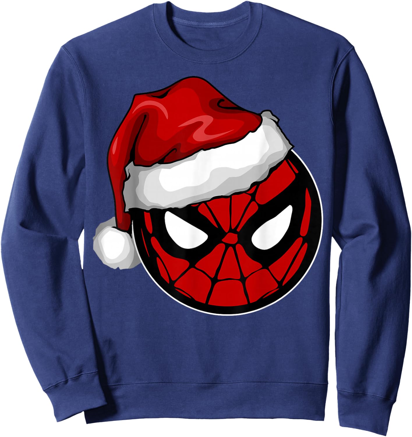 Marvel Christmas Spider-Man Santa Hat Sweatshirt - Sweatshirt | Navy