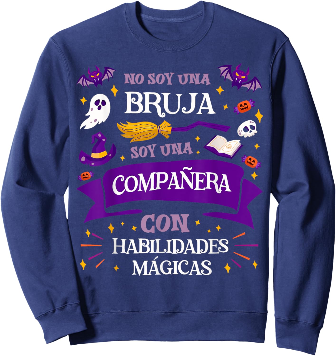 No Soy Una Bruja Soy Una Compañera Regalo Compañera Trabajo Sweatshirt - Sweatshirt | Navy