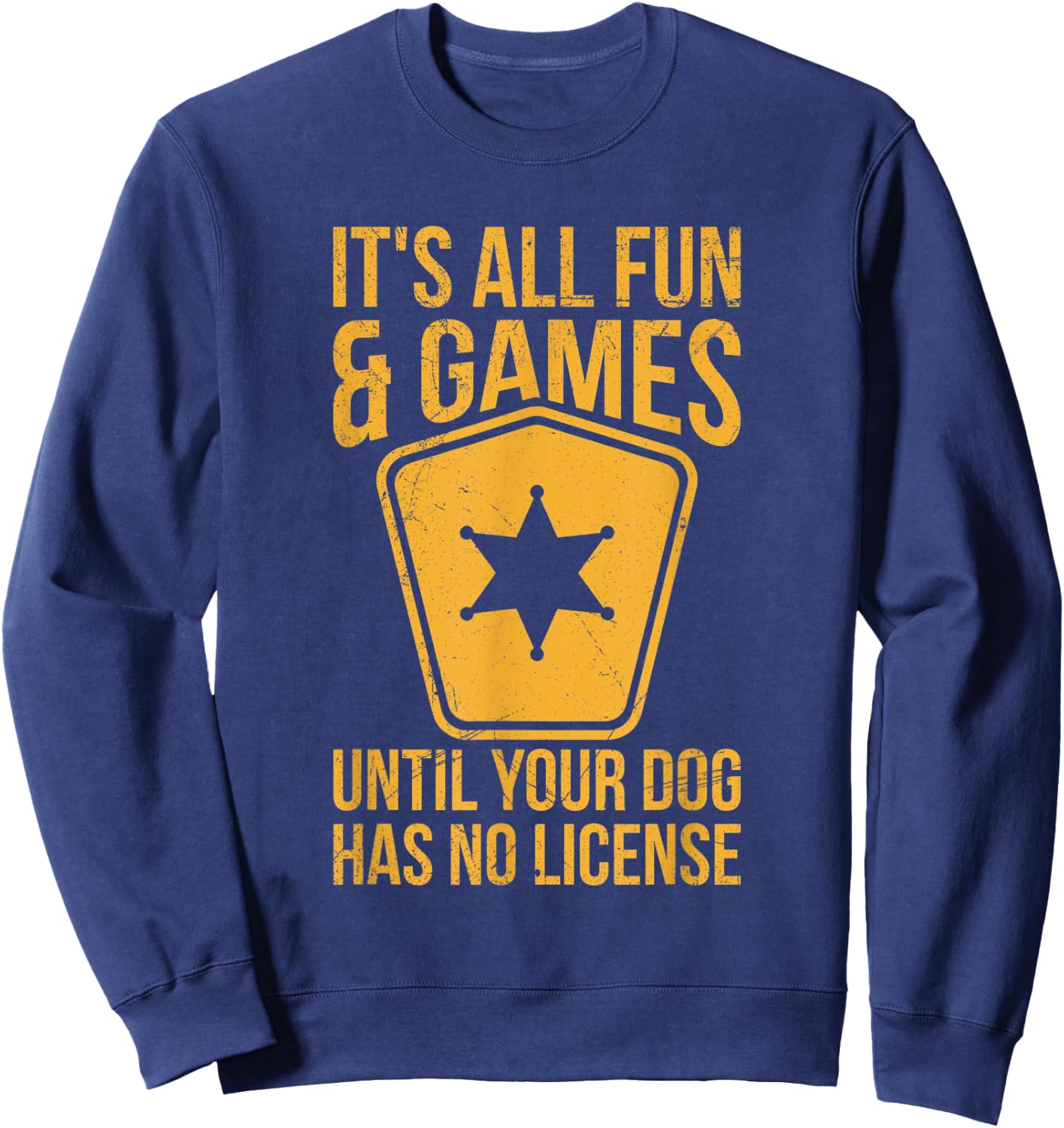 Animal Control Officer Design for a Professional Dog Catcher Sweatshirt - Sweatshirt | Navy