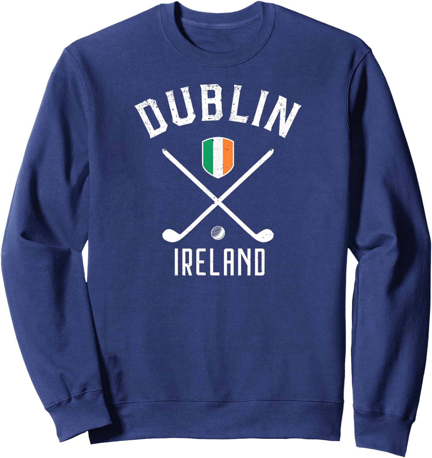 Dublin Ireland Golf Sweatshirt - Sweatshirt | Navy