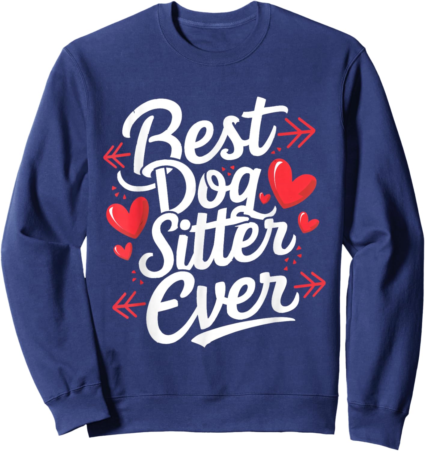 Dog babysitter cute Sweatshirt - Sweatshirt | Navy