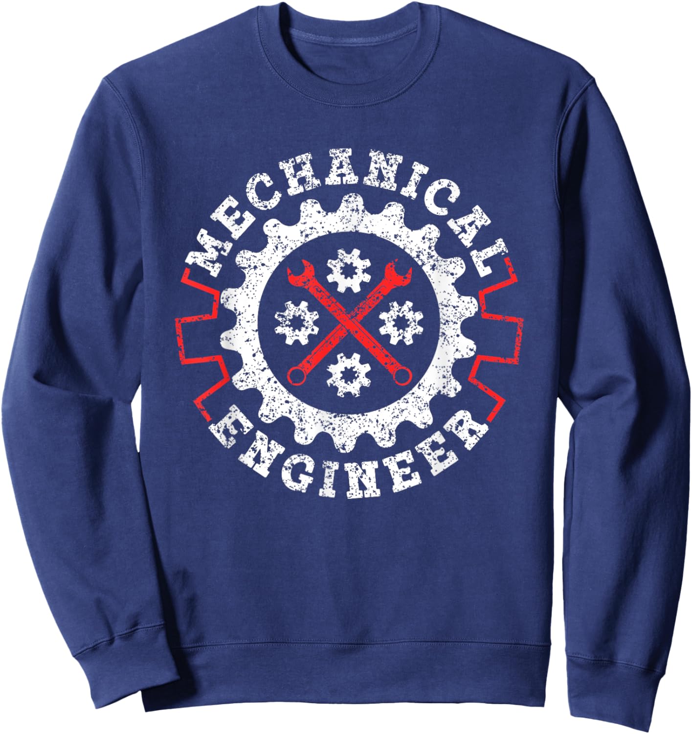 Mechanical Engineer Study Engineering Mechanical Engineer Sweatshirt - Sweatshirt | Navy