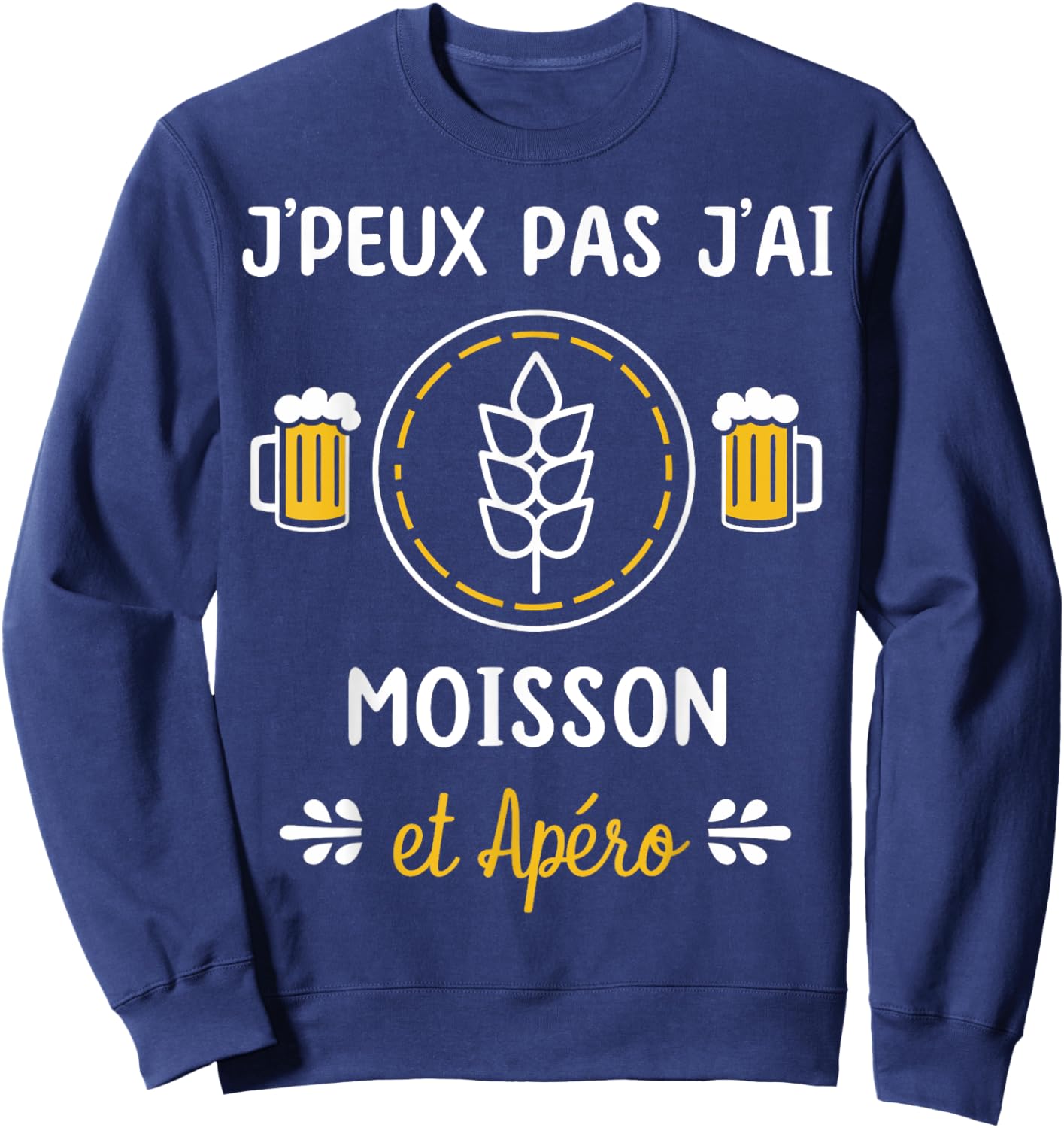 I Can't Have a Harvest , Black, S Sweatshirt - Sweatshirt | Navy