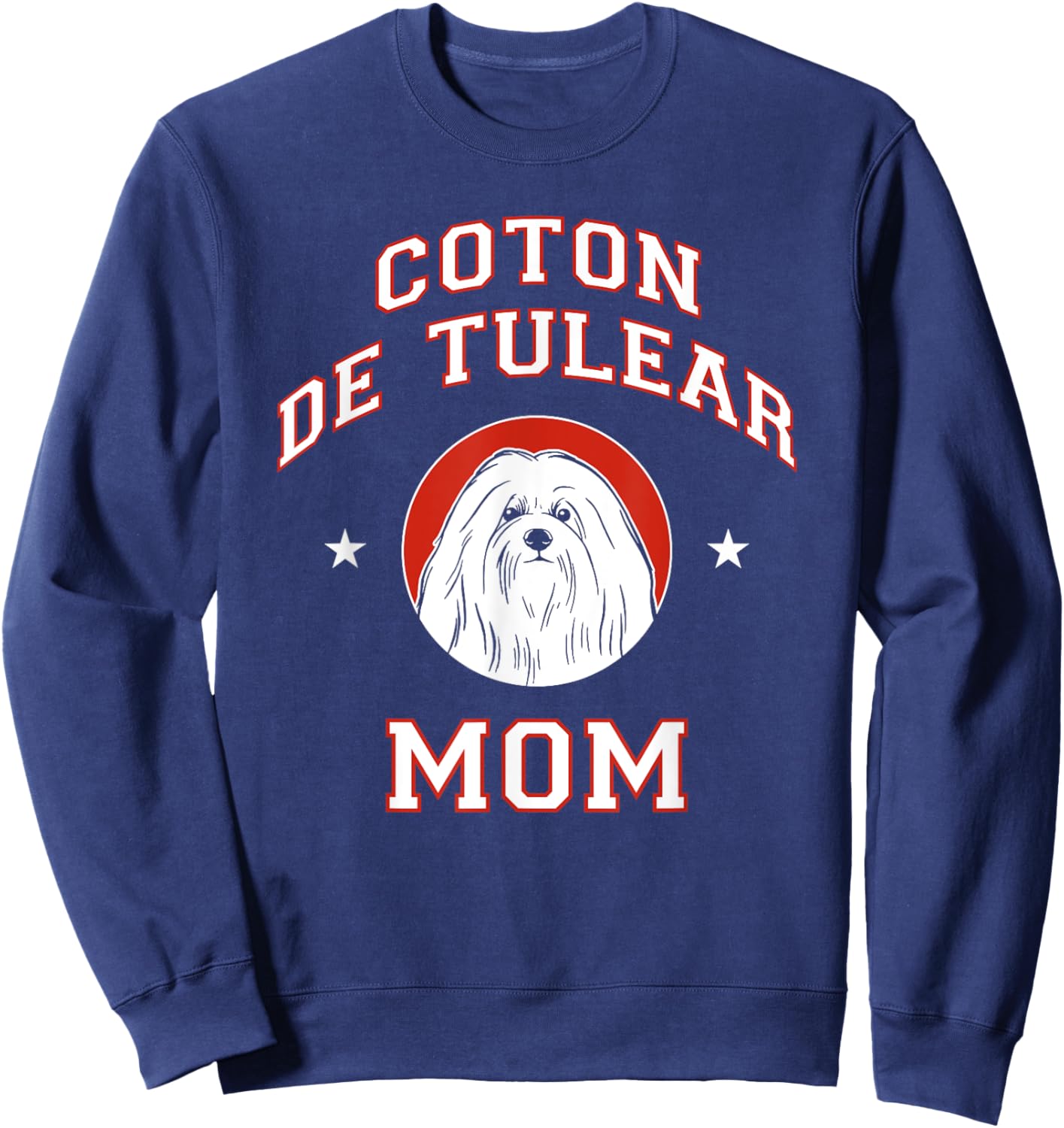 Coton de Tulear Mom Dog Mother Men Women Girls Kids Sweatshirt - Sweatshirt | Navy