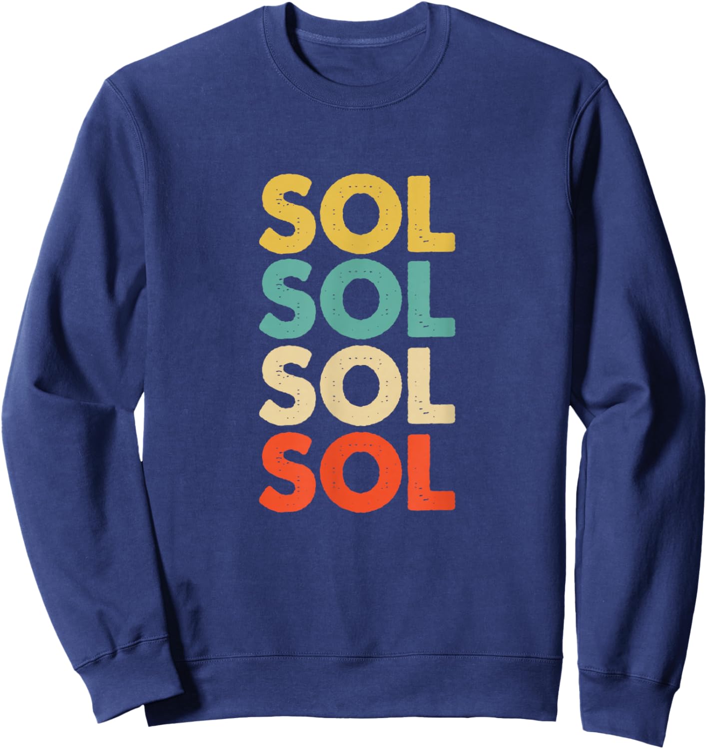 Sol Name Sweatshirt - Sweatshirt | Navy