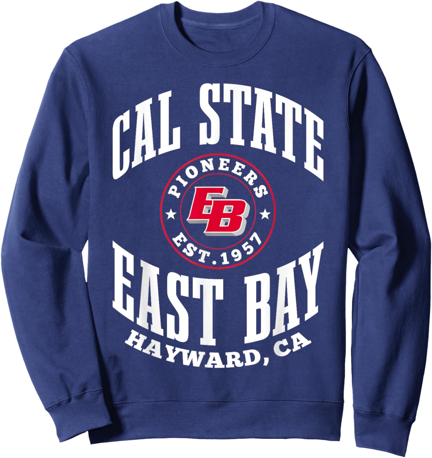 Cal State East Bay Hayward, CA EB Pioneers Est. 1957 Sweatshirt - Sweatshirt | Navy