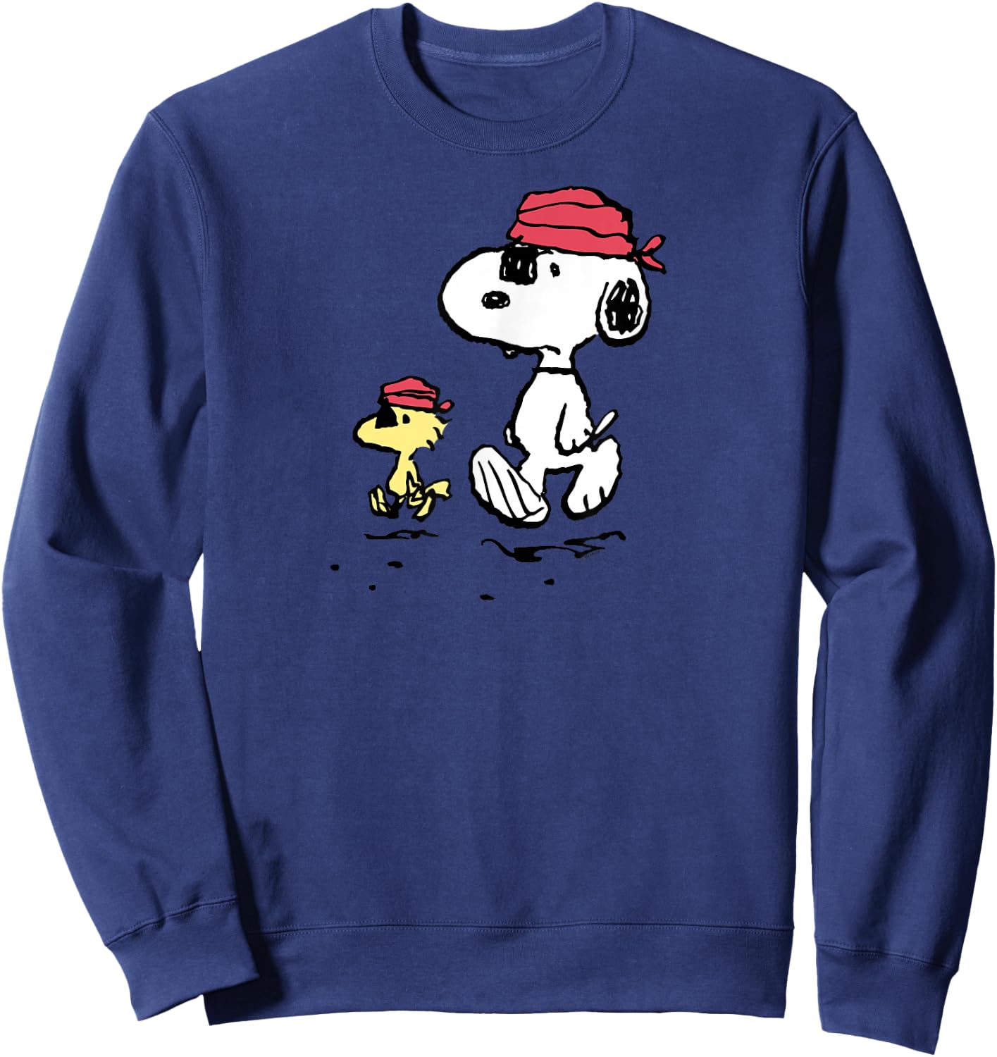 Peanuts Walk and Talk Like a Pirate Small Sweatshirt - Sweatshirt | Navy