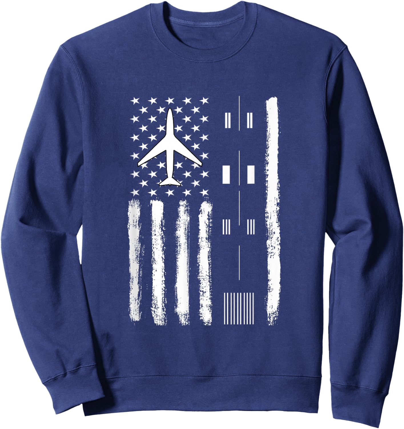 Air Traffic Controller USA Flag - ATC Outfit Controller Gift Sweatshirt - Sweatshirt | Navy