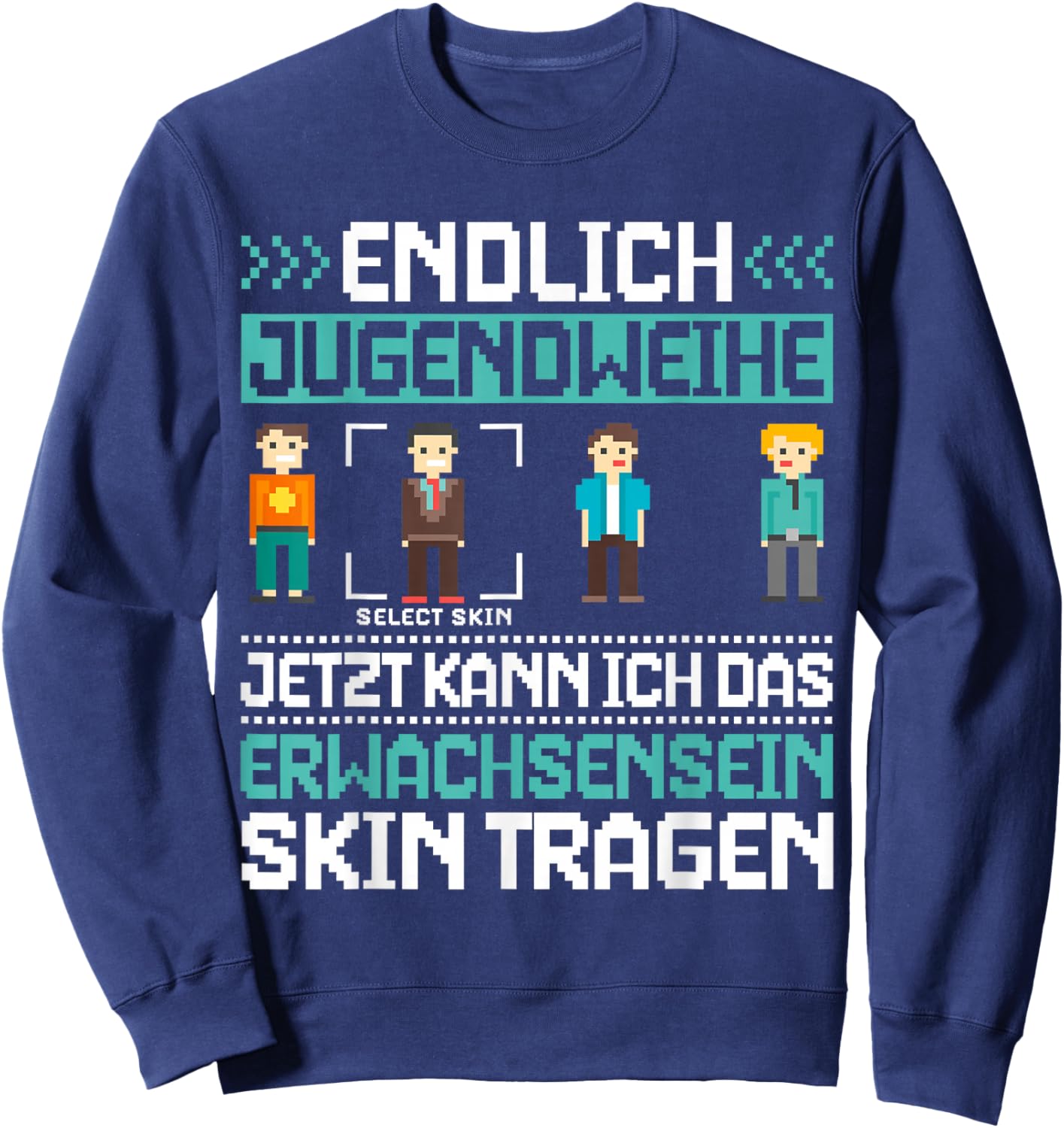 Endlich Jugendweihe Erwachsenwerden Sweatshirt - Sweatshirt | Navy