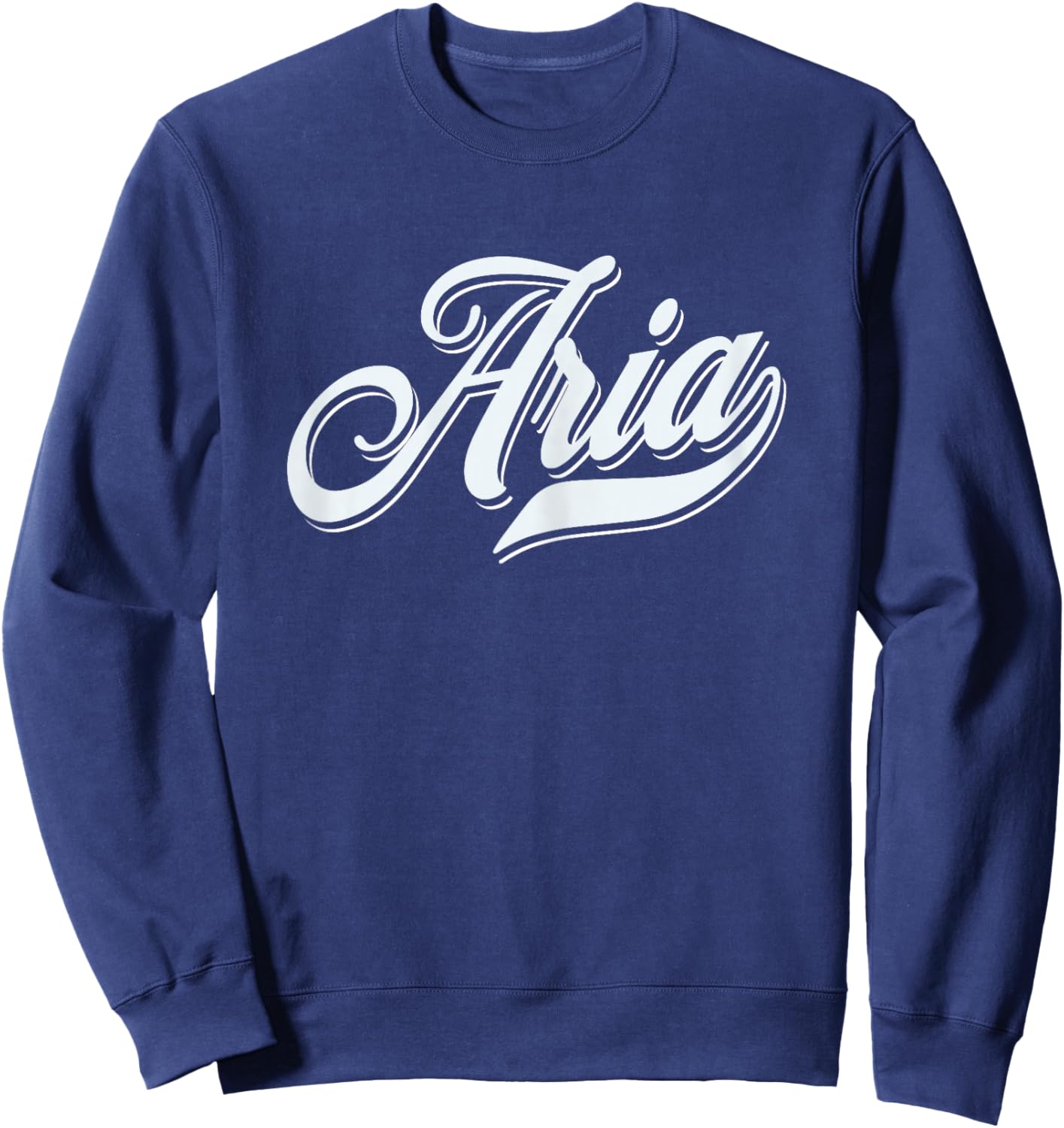 Femme Filles Idée Cadeau drôle Humour prénom pour Aria Sweatshirt - Sweatshirt | Navy