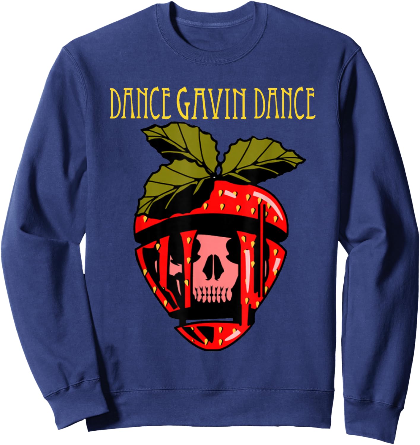 Dance Gavin Dance merch- We Own The Night -Dance Gavin Dance Sweatshirt - Sweatshirt | Navy