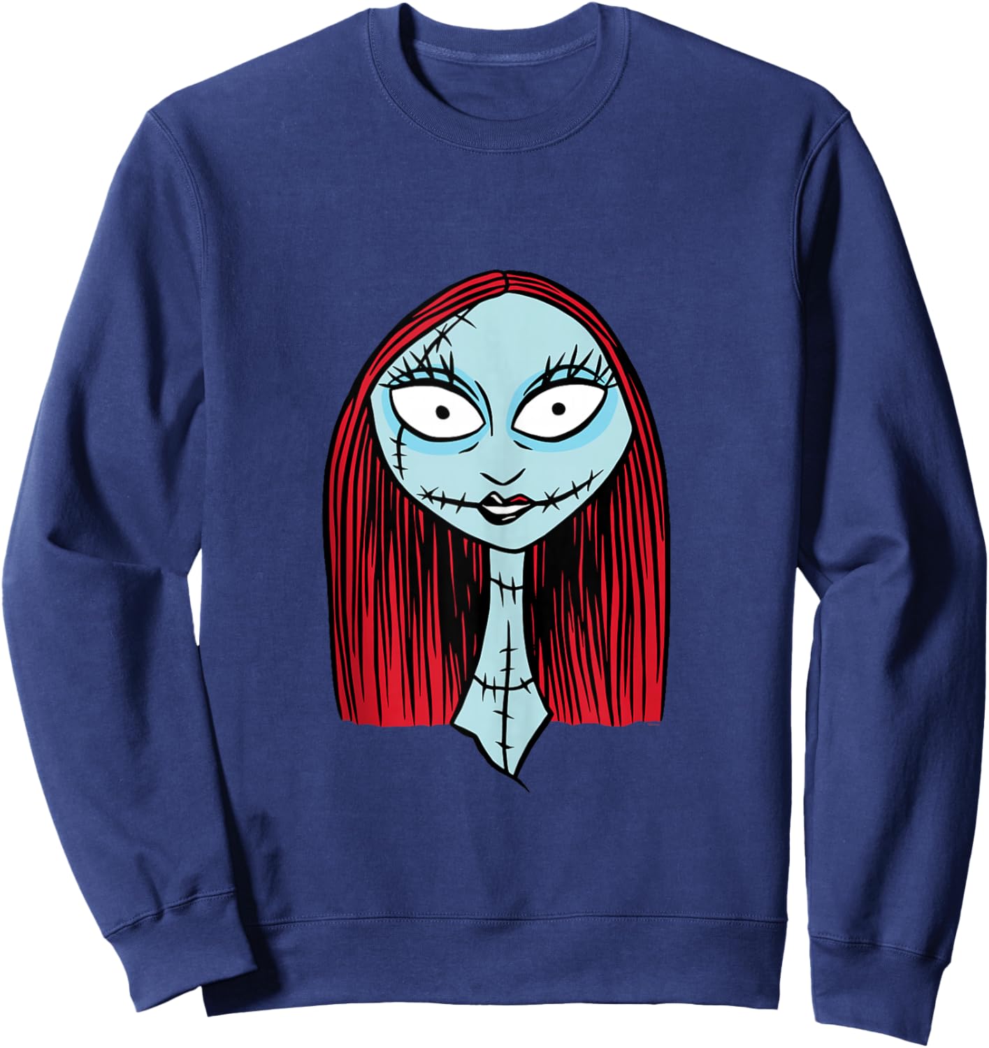 Disney The Nightmare Before Christmas Sally Big Face Sweatshirt - Sweatshirt | Navy