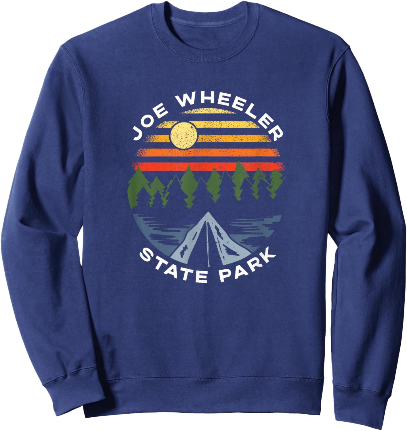 Joe Wheeler State Park Alabama Forest Vacation Souvenir Sweatshirt - Sweatshirt | Navy