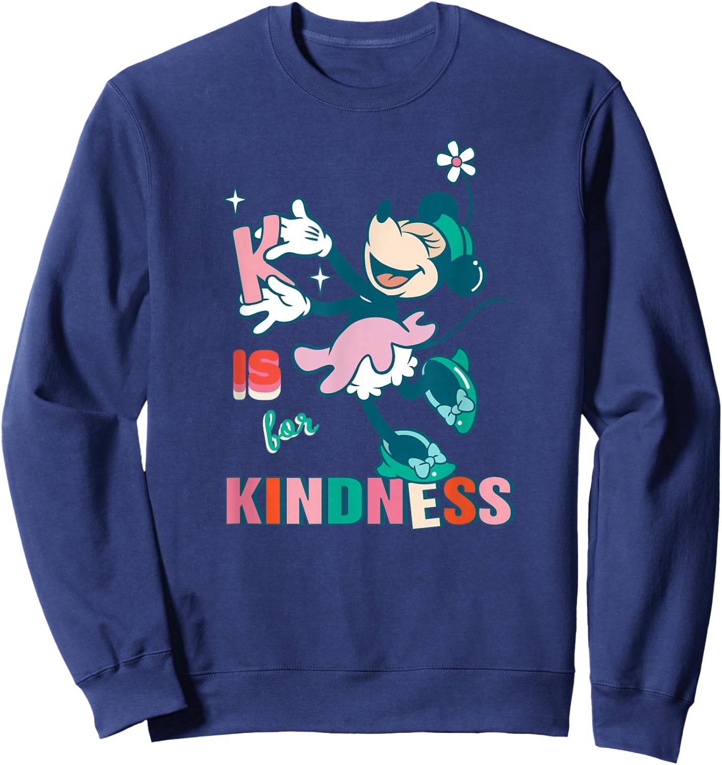 Disney Minnie Mouse K is for Kindness Sweatshirt - Sweatshirt | Navy