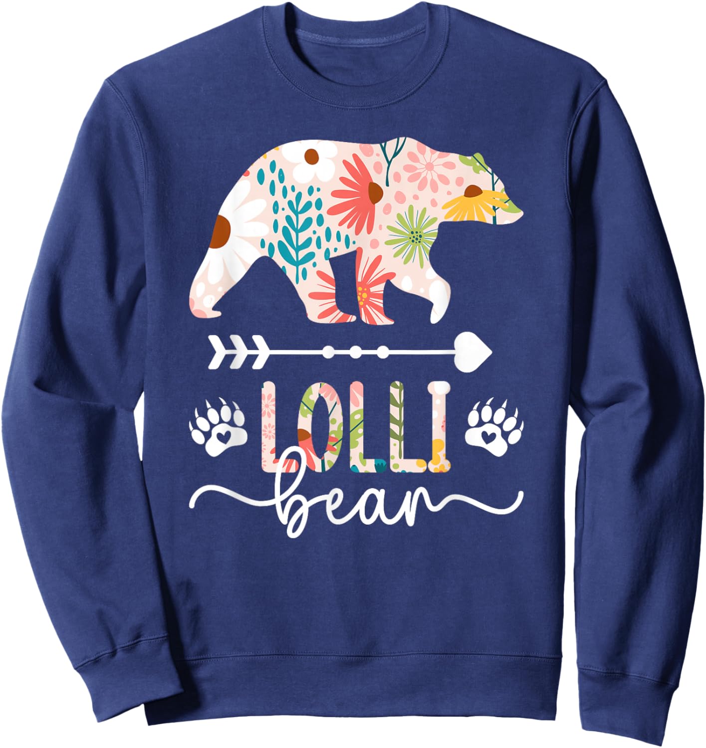 Lolli Bear Lolli Grandma Lolli Grandmother Sweatshirt - Sweatshirt | Navy