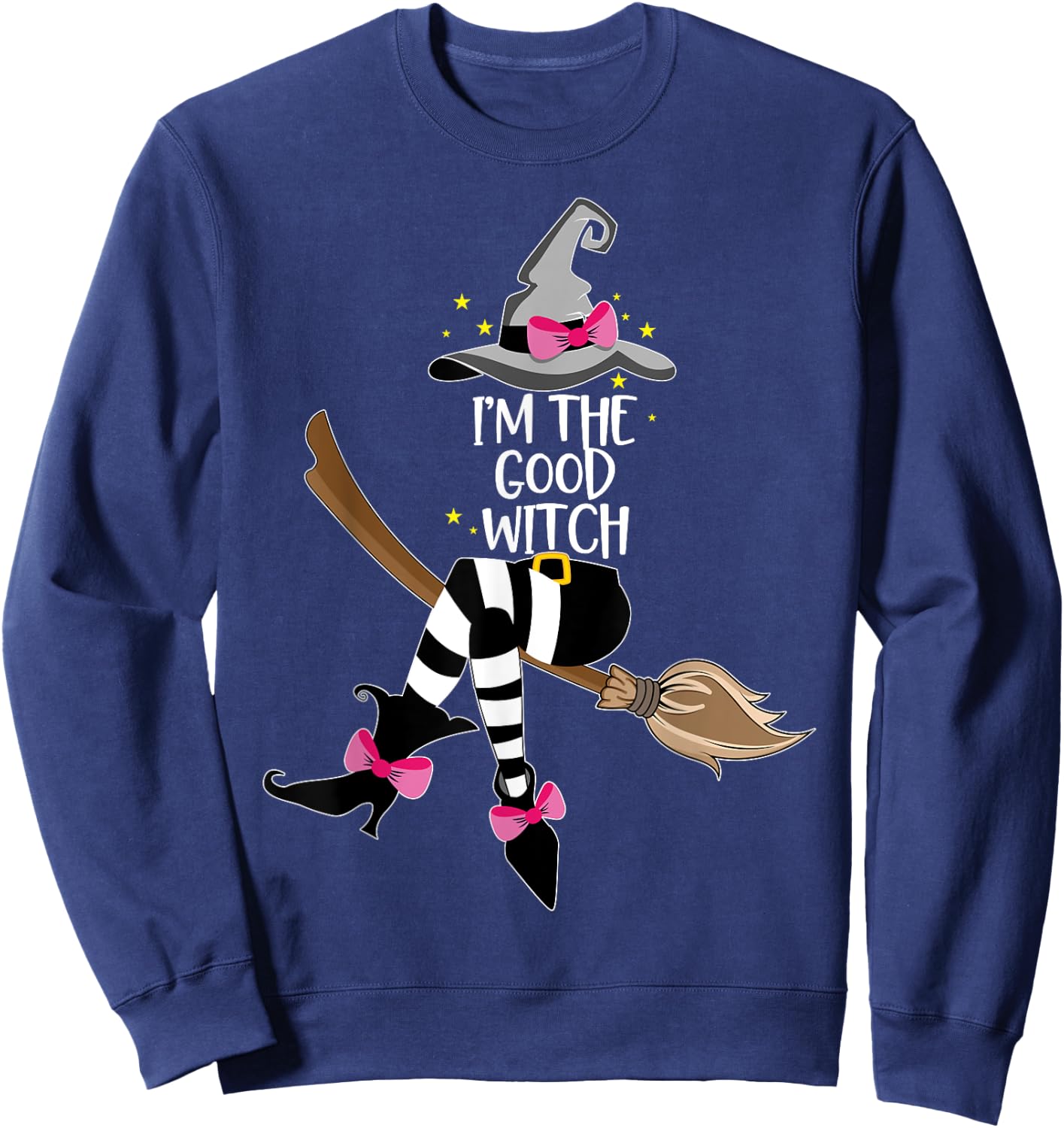 Im the Good Witch Shirt Halloween Matching Group Costume Sweatshirt - Sweatshirt | Navy