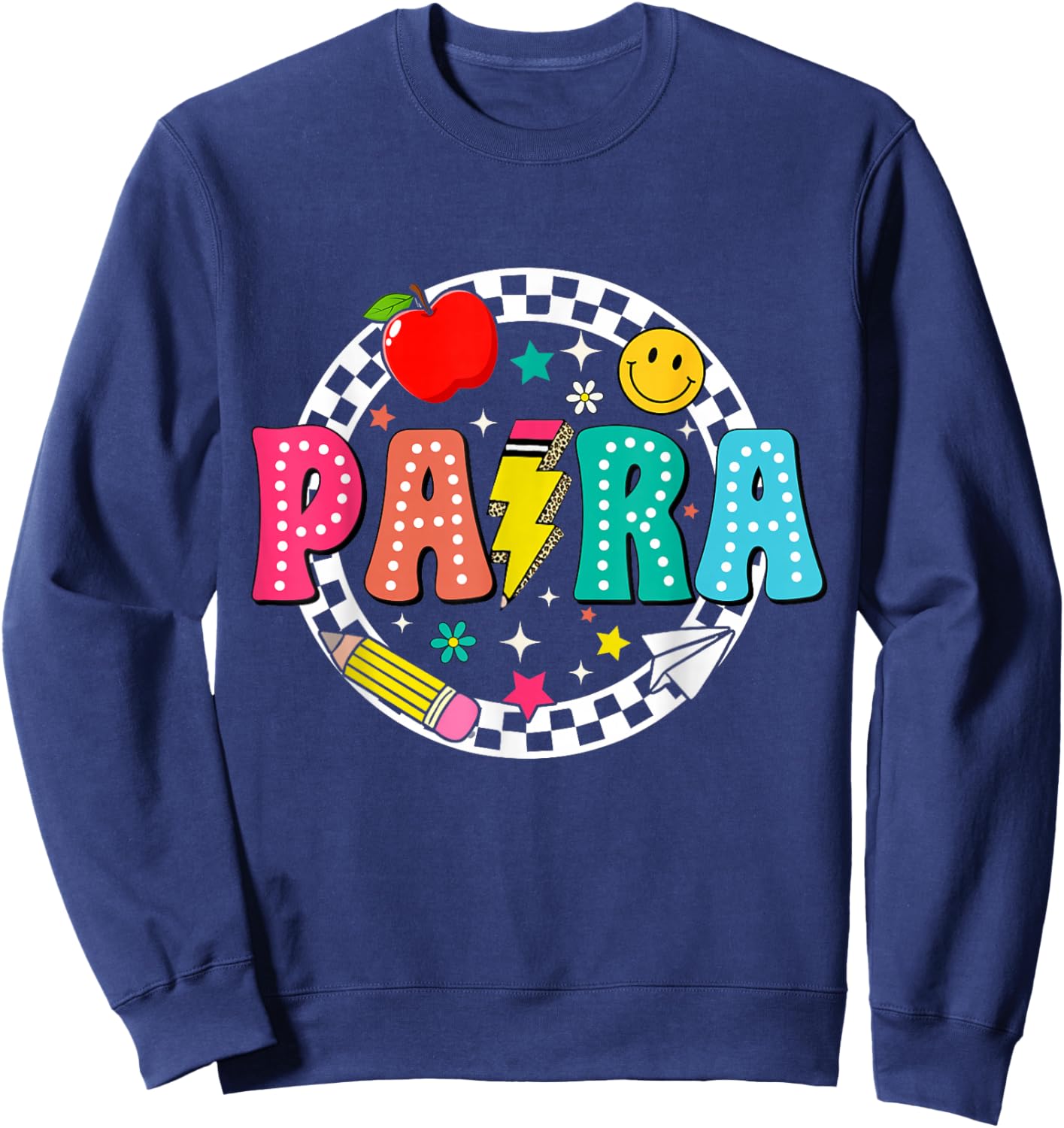 Back to School para , Women Teacher Sweatshirt - Sweatshirt | Navy