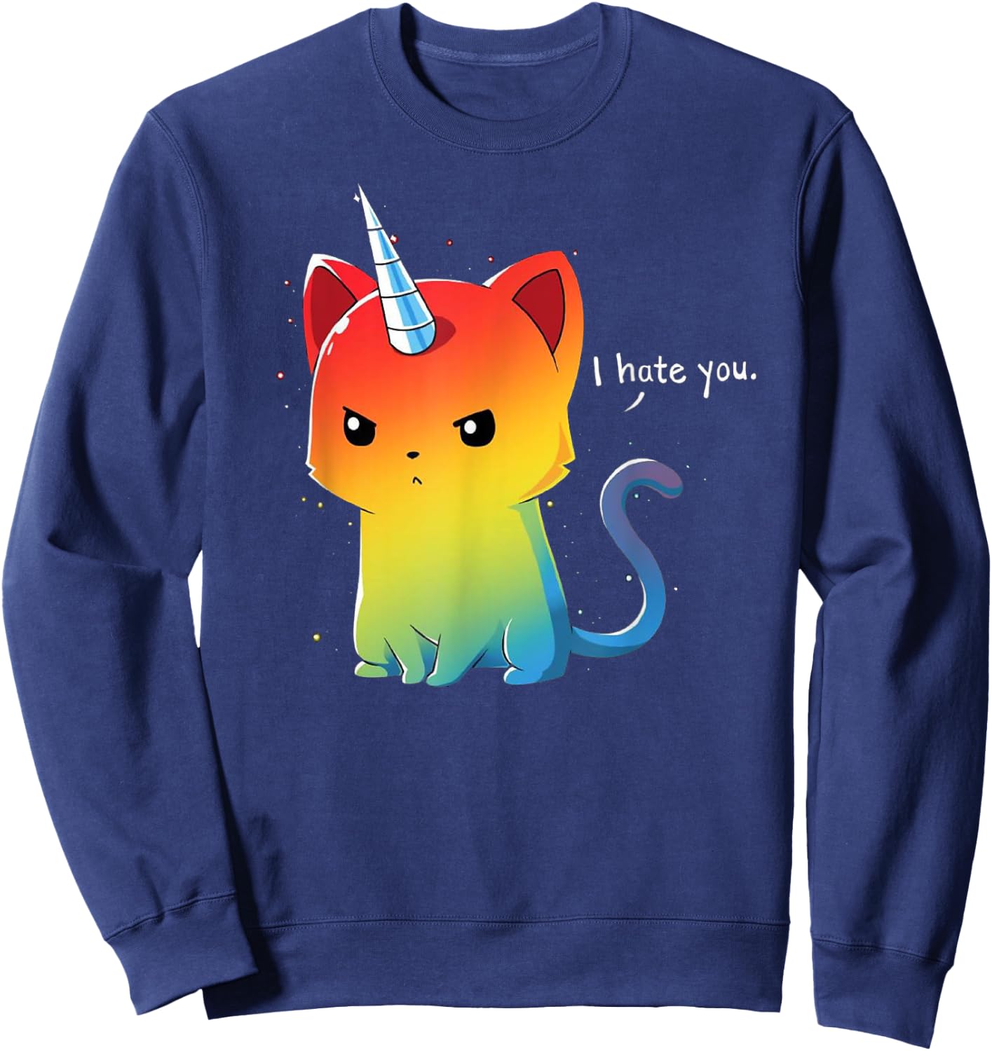 The Magical Kittencorn Sweatshirt - Sweatshirt | Navy
