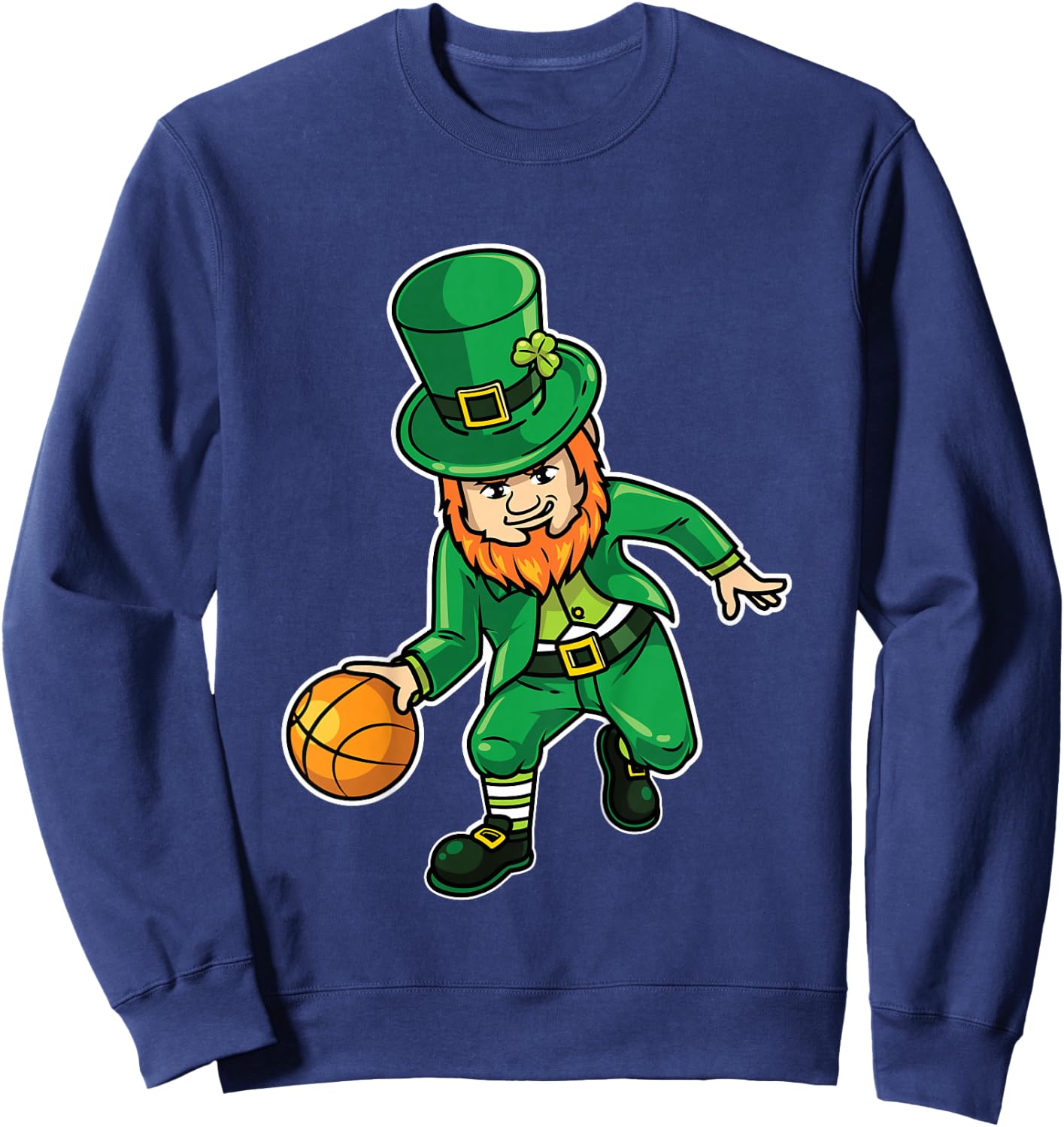 Kids Basketball Saint Patricks Sweatshirt - Sweatshirt | Navy