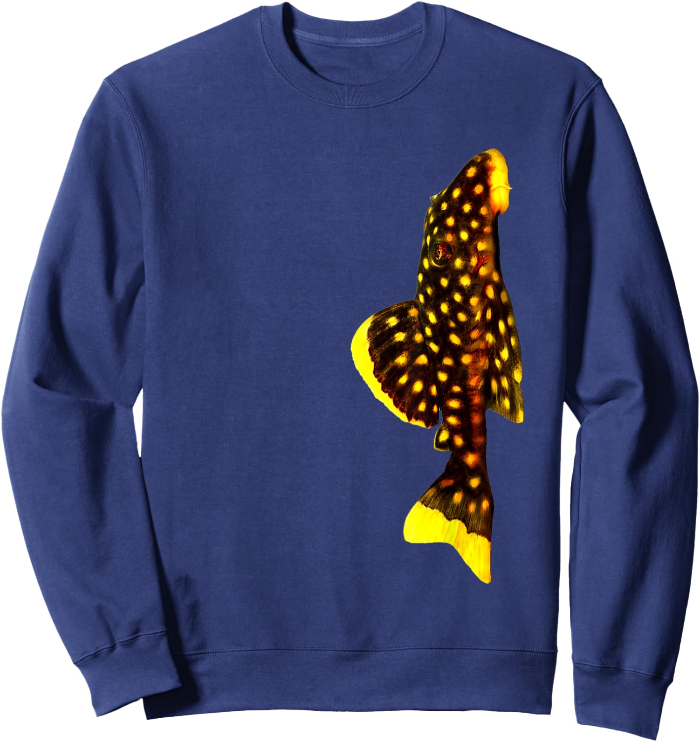 Pleco Plecostomus Algae Eater Aquarium Lovers Fish Tank Sweatshirt - Sweatshirt | Navy