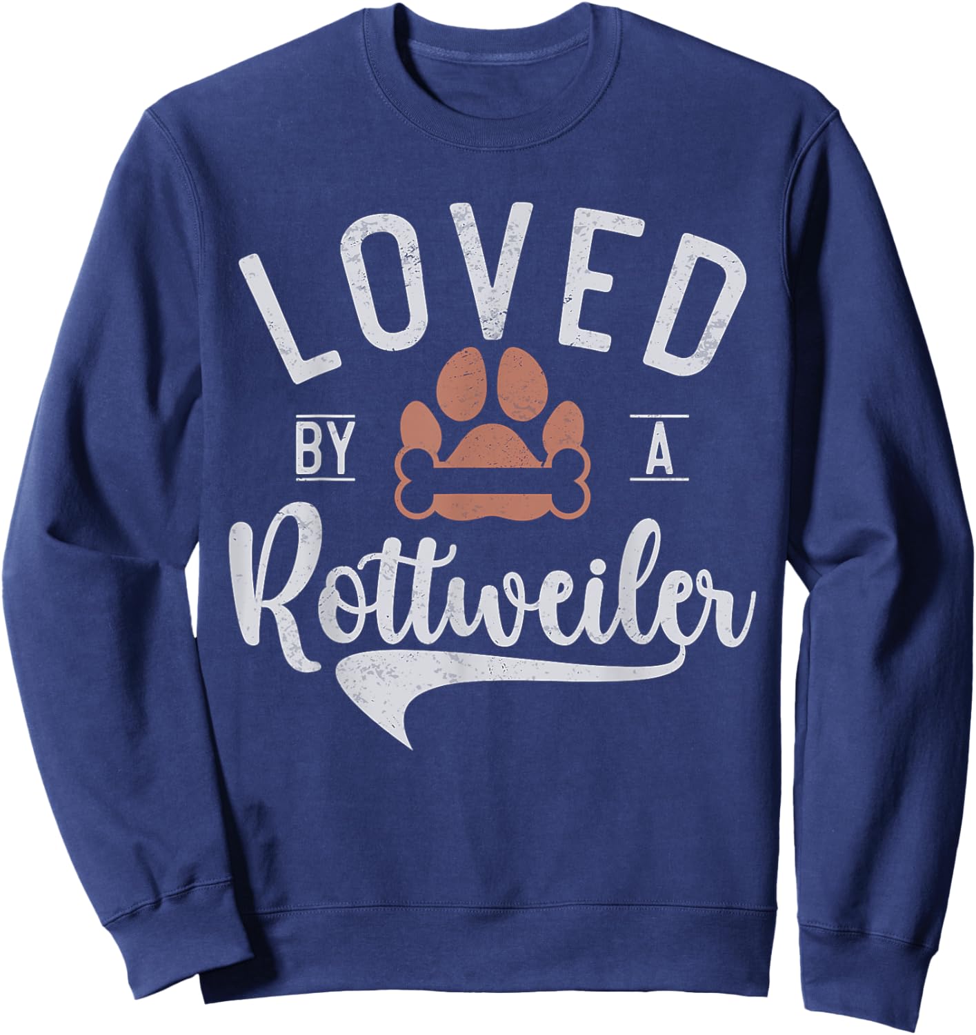 Loved by a Rottweiler Sweatshirt - Sweatshirt | Navy