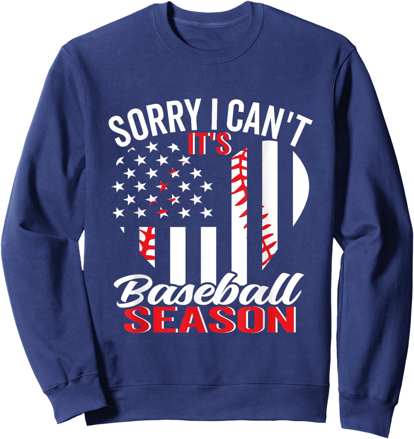 Baseball Sweatshirt - Sweatshirt | Navy