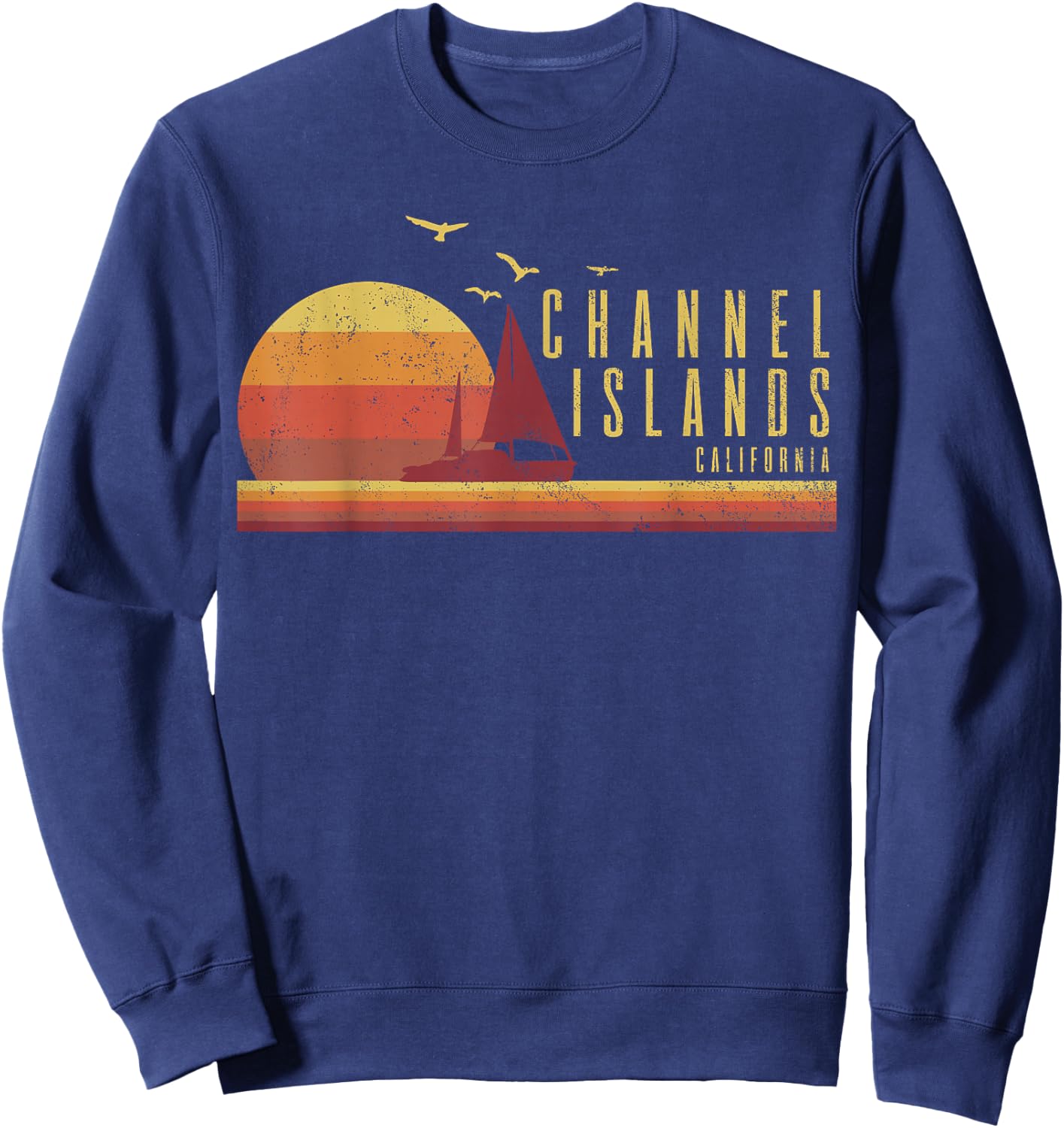 Channel Island California Sweatshirt - Sweatshirt | Navy