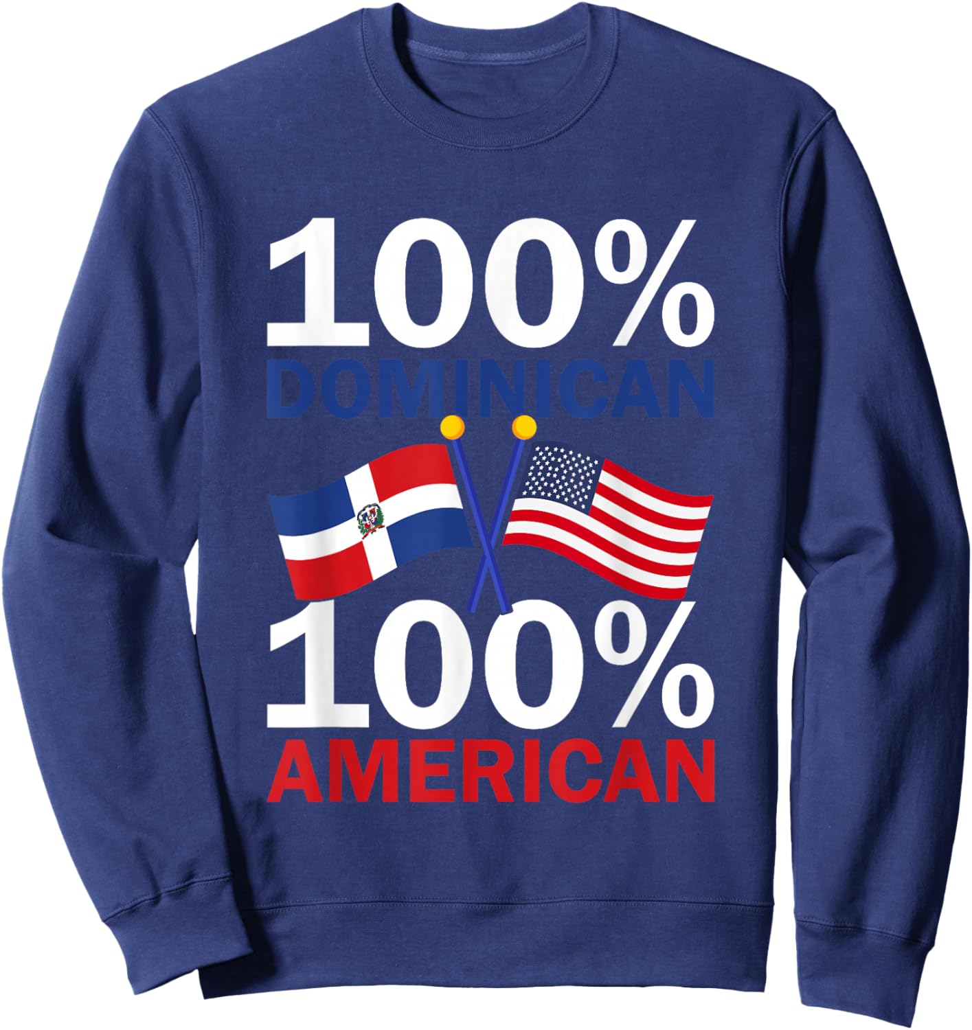 Dominican Republic Flag Republica Dominicana Sweatshirt - Sweatshirt | Navy