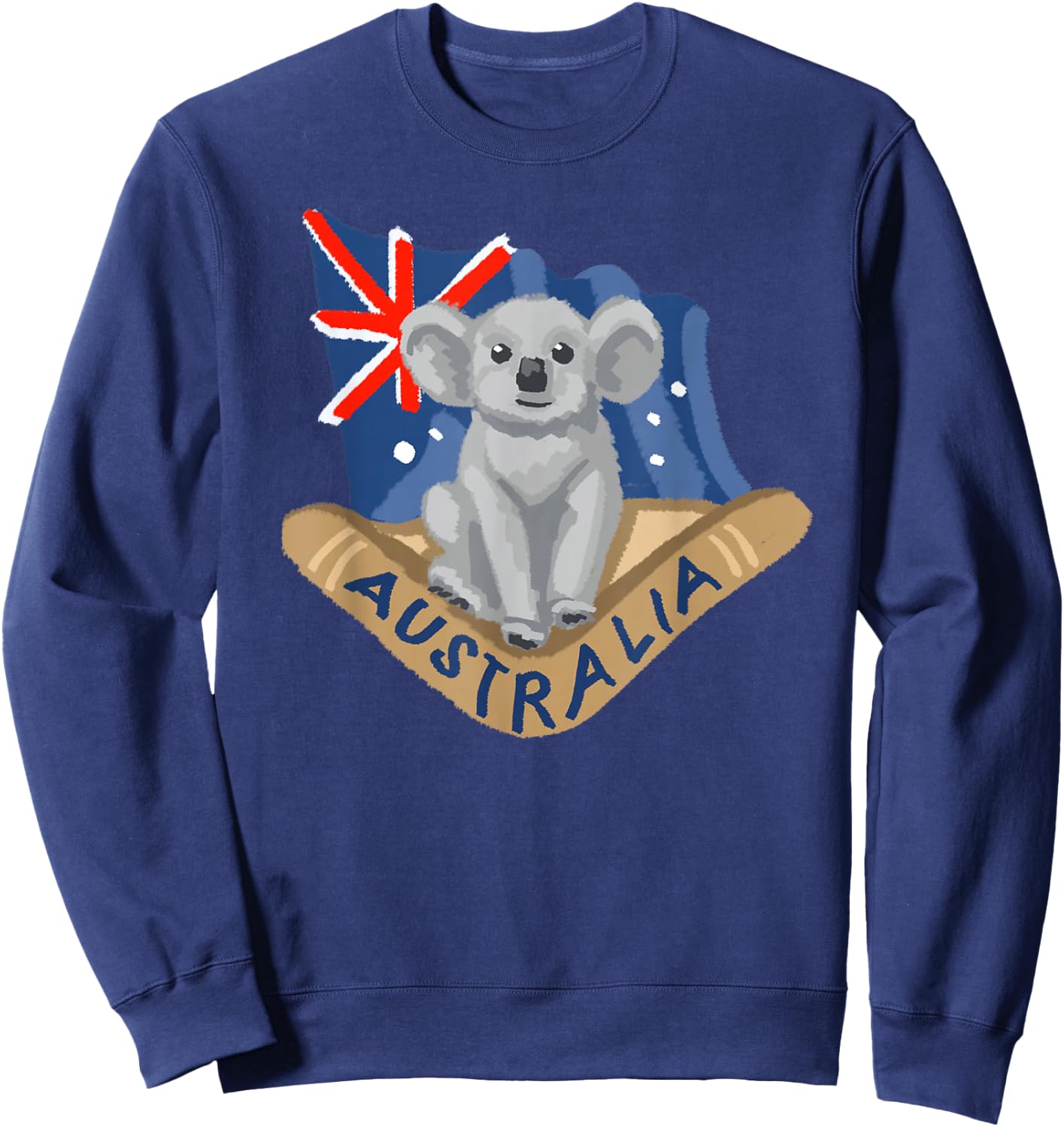 Australia Koala Boomerang Flag Sweatshirt - Sweatshirt | Navy
