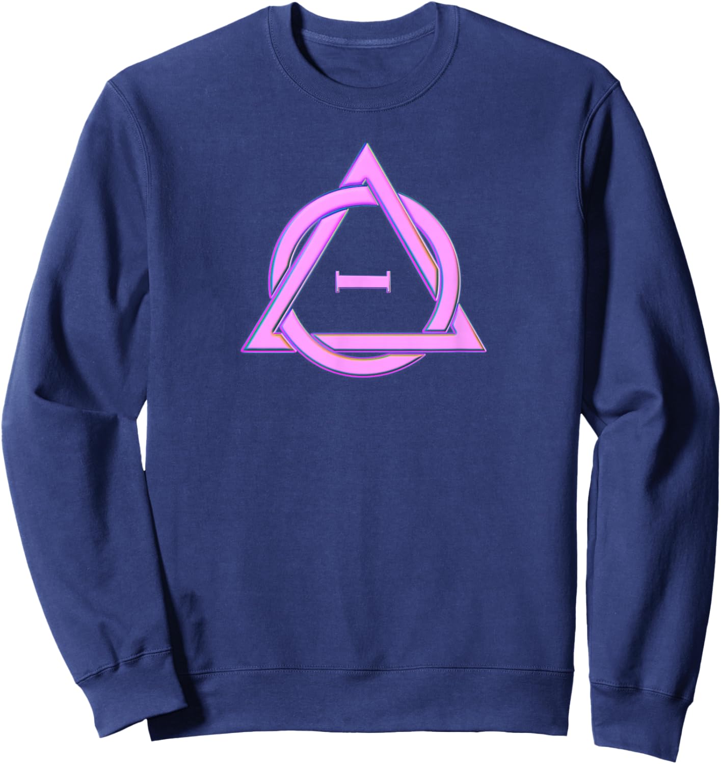 Pink Therian Symbol Otherhearted Sweatshirt - Sweatshirt | Navy