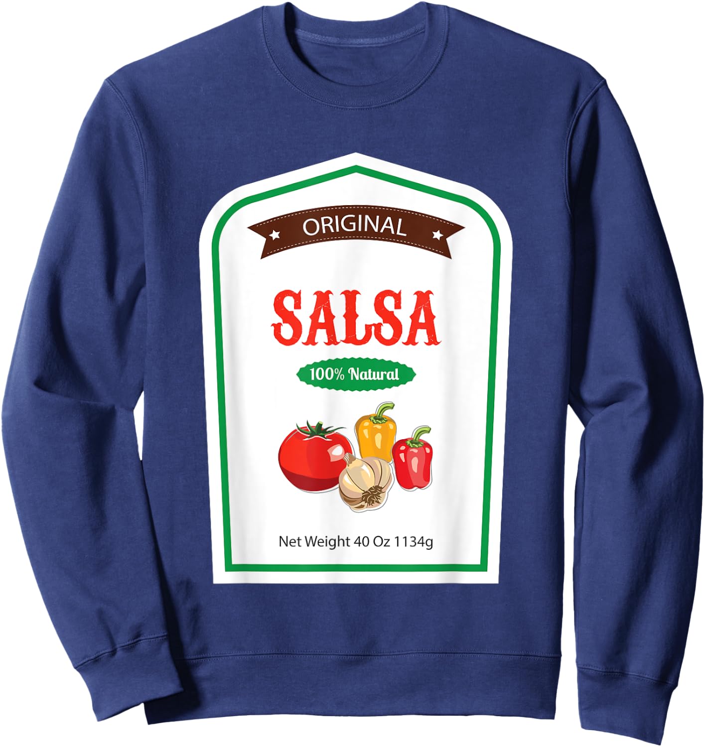 Salsa Family Sauce Costume Halloween Uniform T Shirt Sweatshirt - Sweatshirt | Navy
