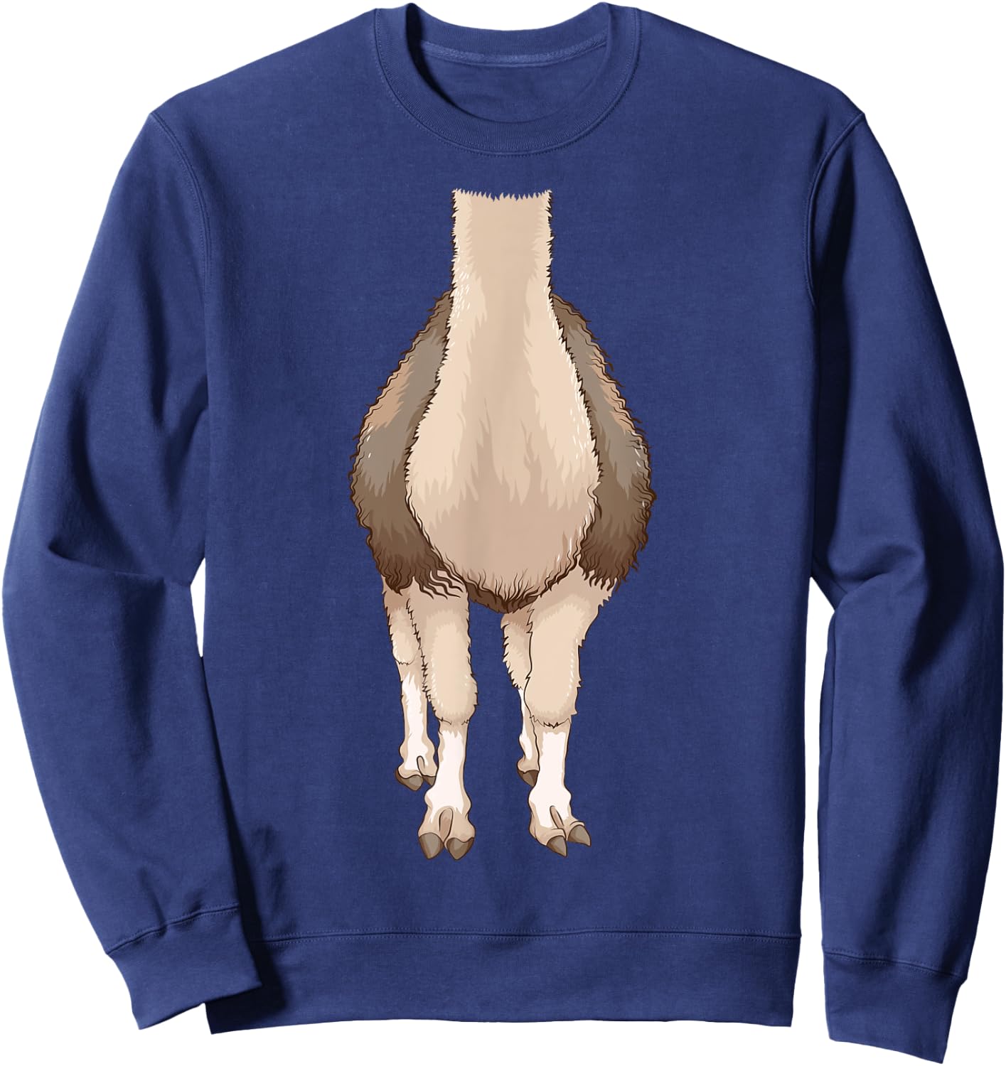 Cool Headless Llama | Funny Lazy DIY Halloween Costume Gift Sweatshirt - Sweatshirt | Navy