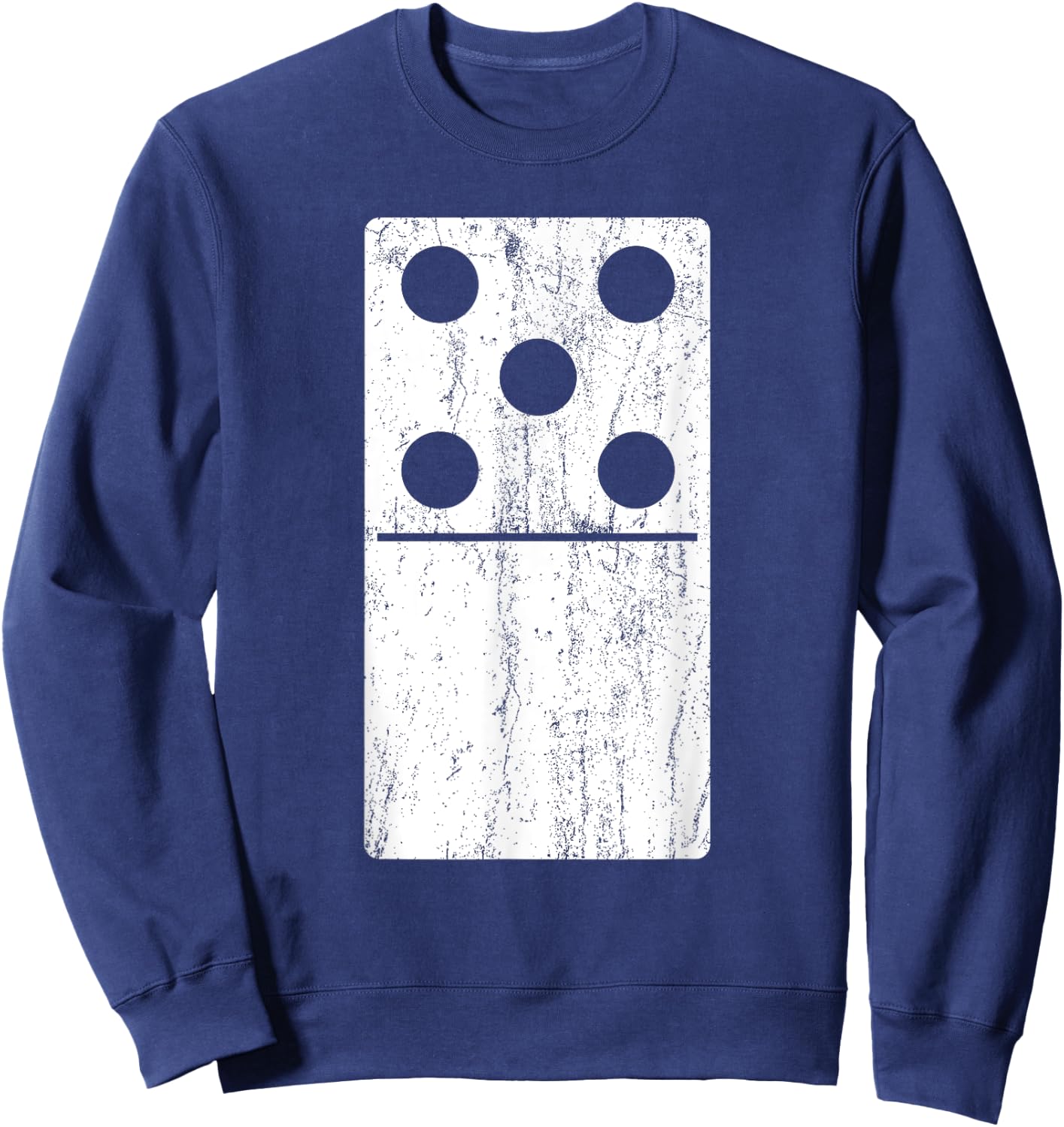 Domino Matching Group Tiles Five-Zero 5-0 Funny Sweatshirt - Sweatshirt | Navy