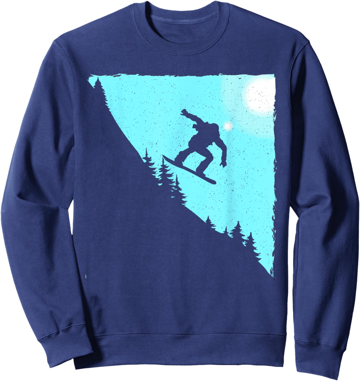 Funny Snowboarder Art Women Team Snowboarding Lover Sweatshirt - Sweatshirt | Navy
