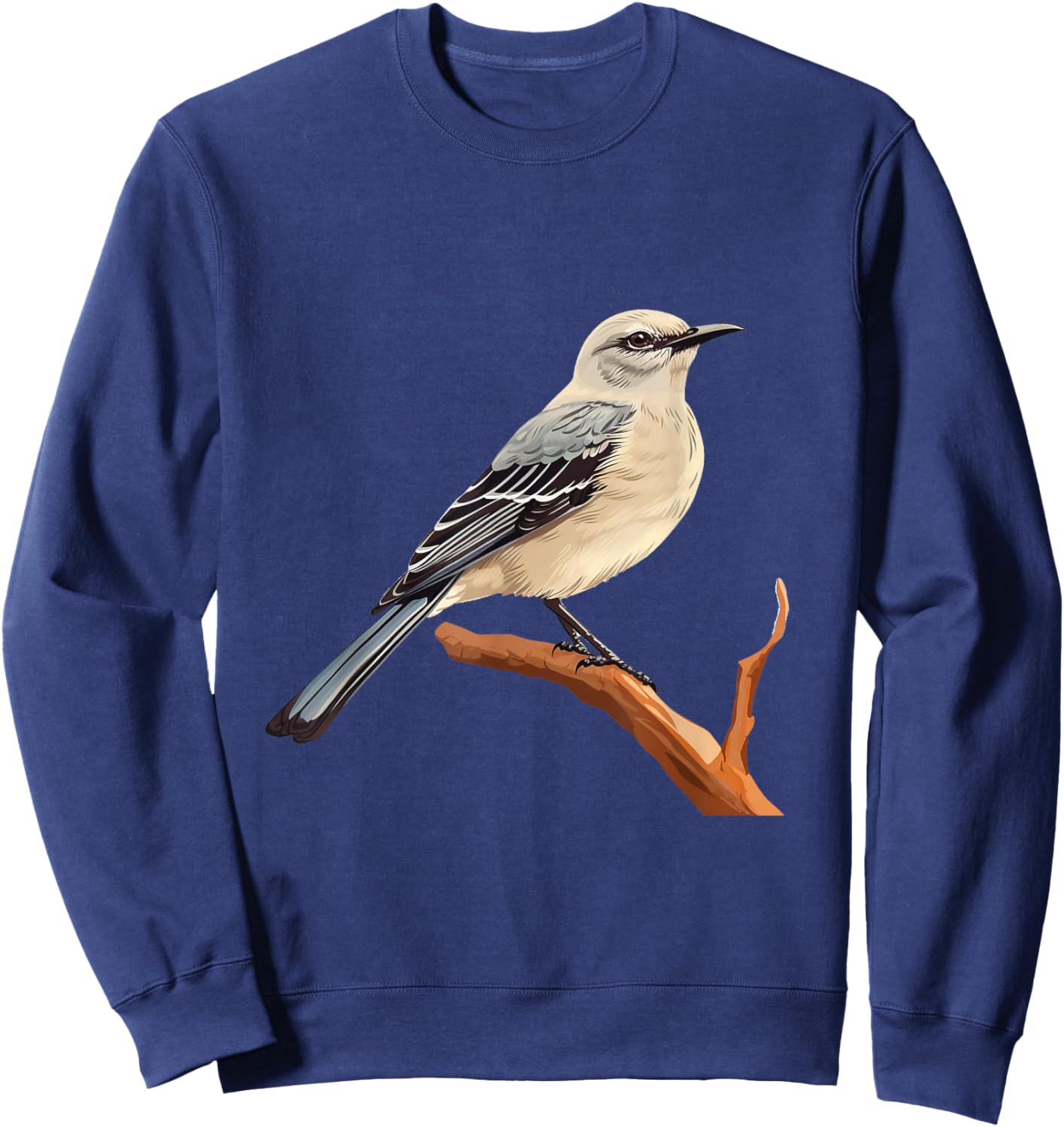 Northern mockingbird lover illustration Sweatshirt - Sweatshirt | Navy