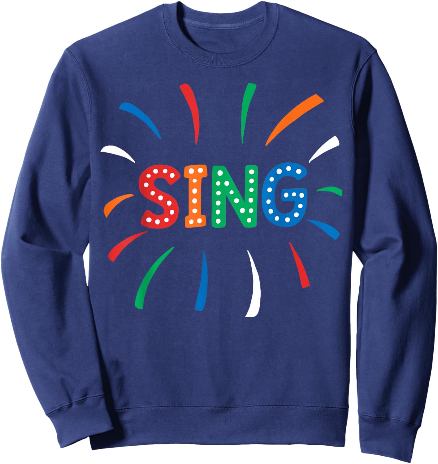 Sing Kids Spring Spring Summer Singing Gift Sweatshirt - Sweatshirt | Navy