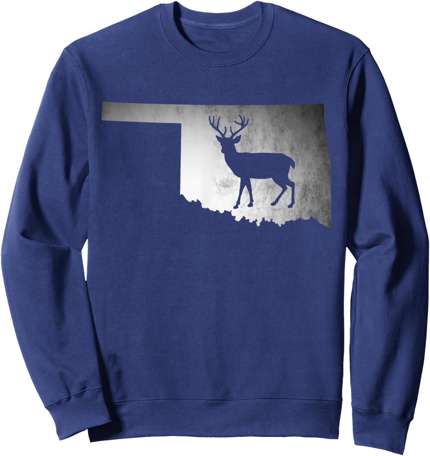 Oklahoma Deer Hunting Sweatshirt - Sweatshirt | Navy