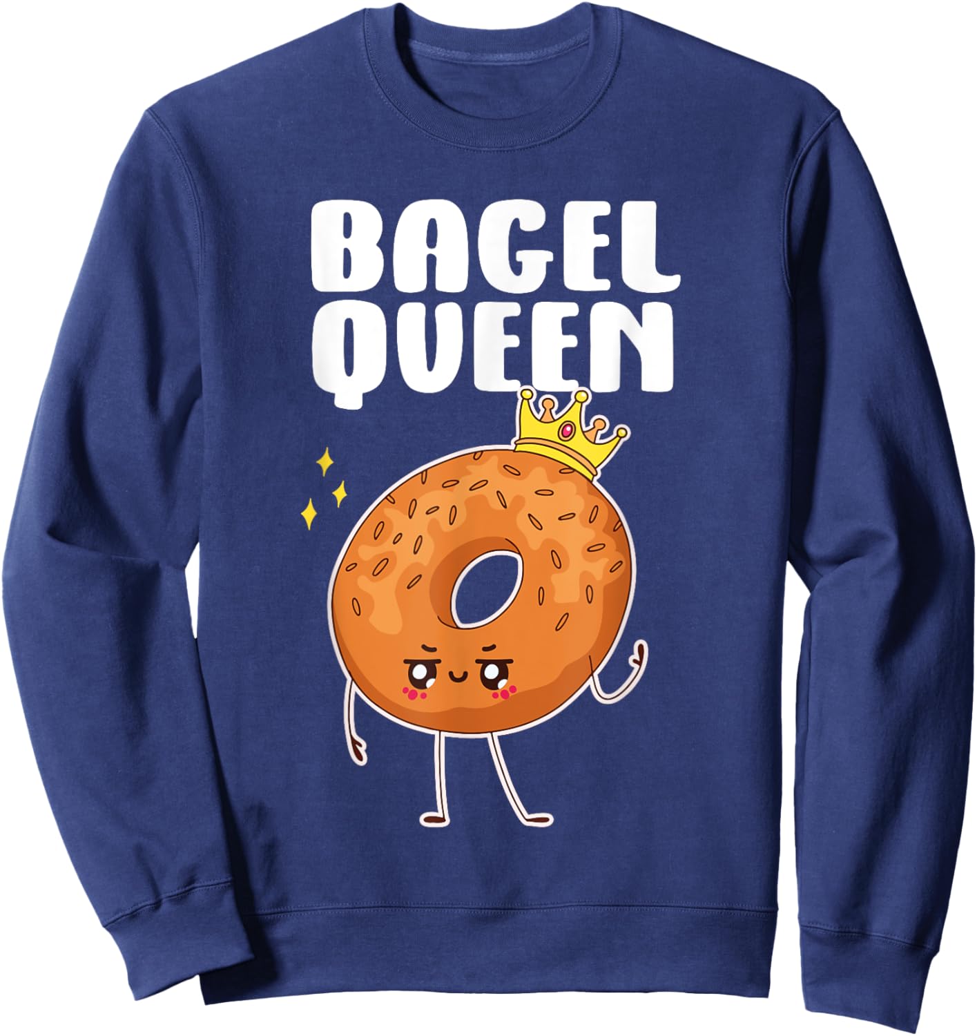Bagel Queen Sweatshirt - Sweatshirt | Navy