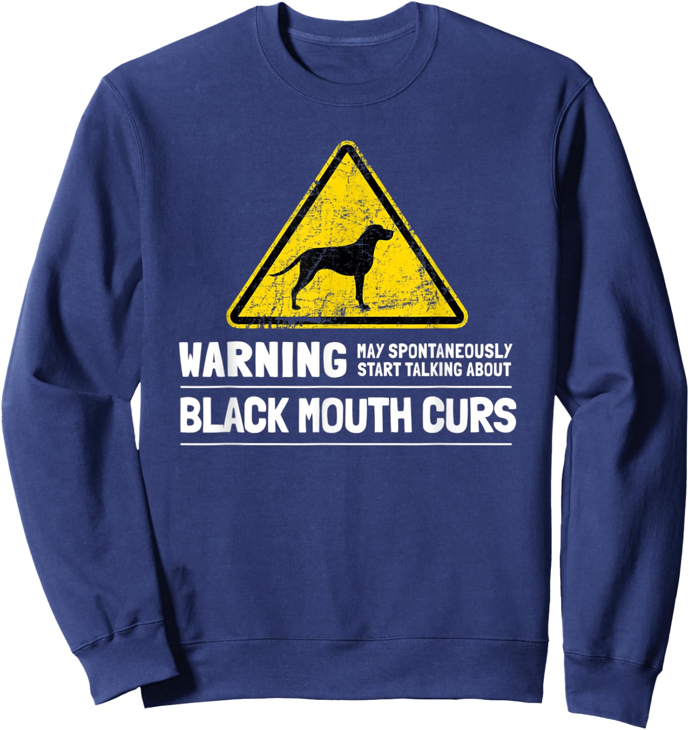 Black Mouth Cur Sweatshirt - Sweatshirt | Navy