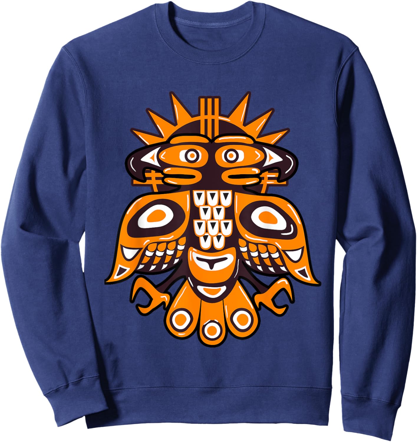 American Indian Native Thunderbird Indigenous Tribe Sweatshirt - Sweatshirt | Navy